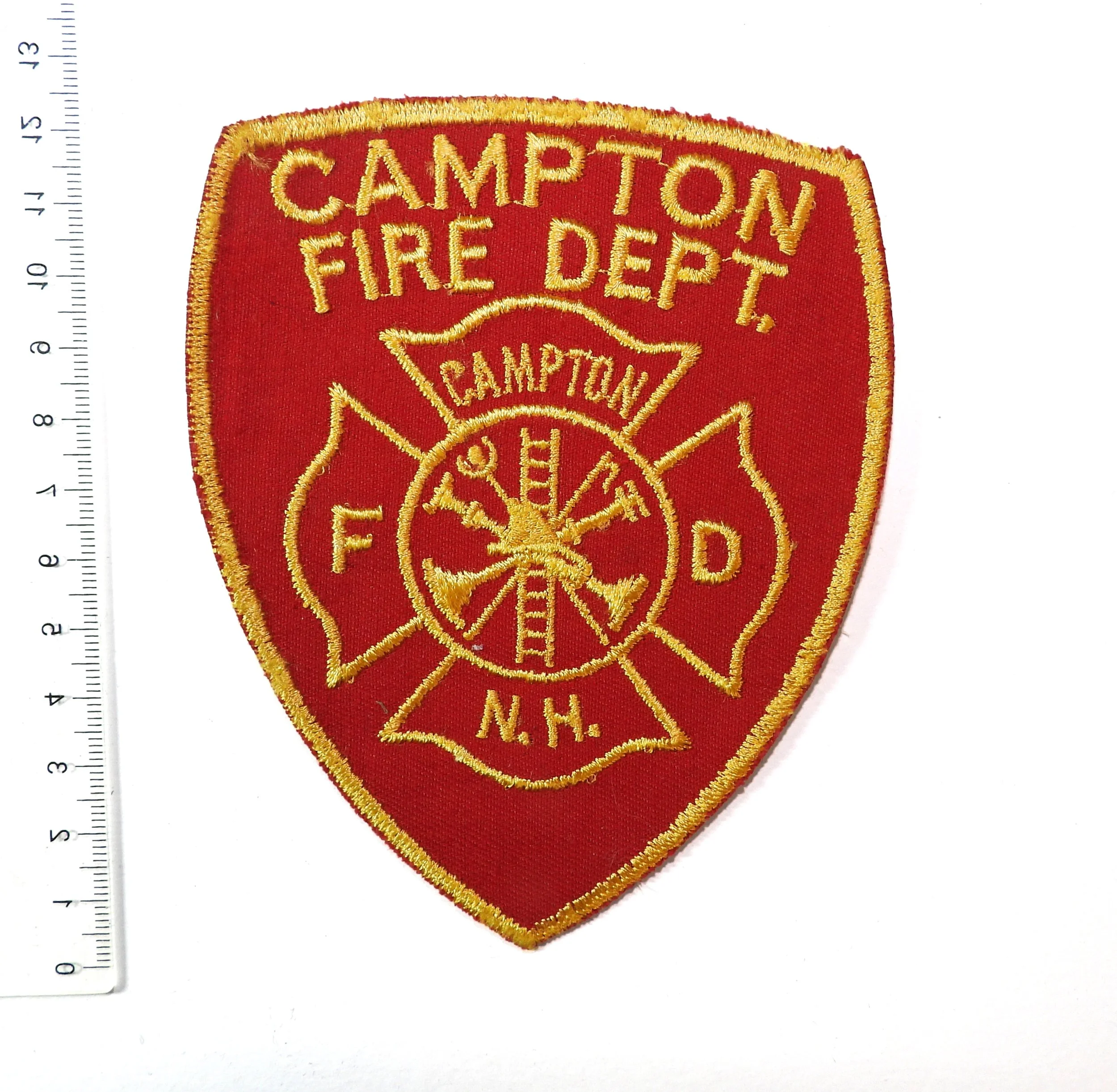 Campton Fire Department Patch. New Hampshire, USA.