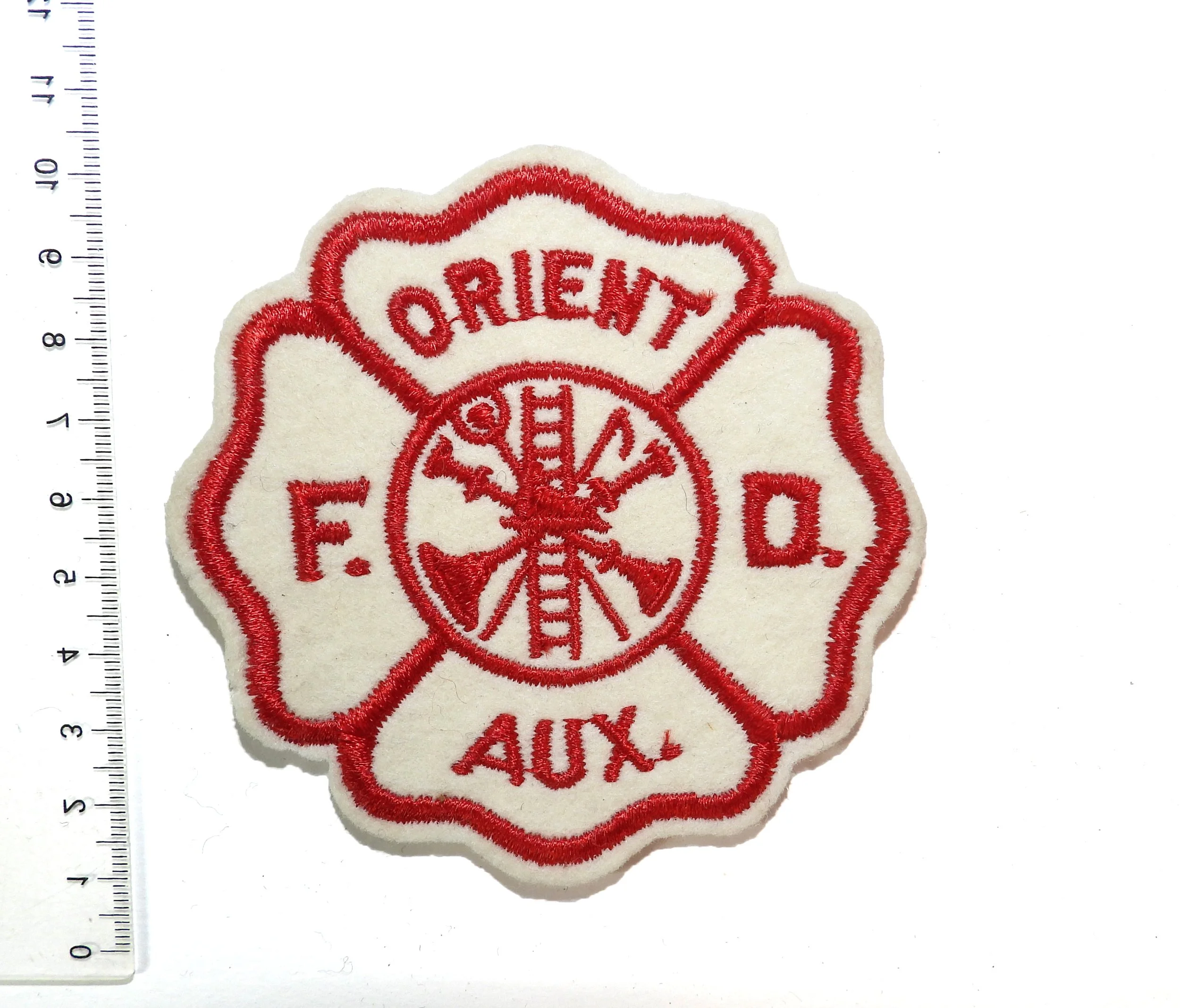 Orient Auxiliary Fire Department Patch. New York, USA.