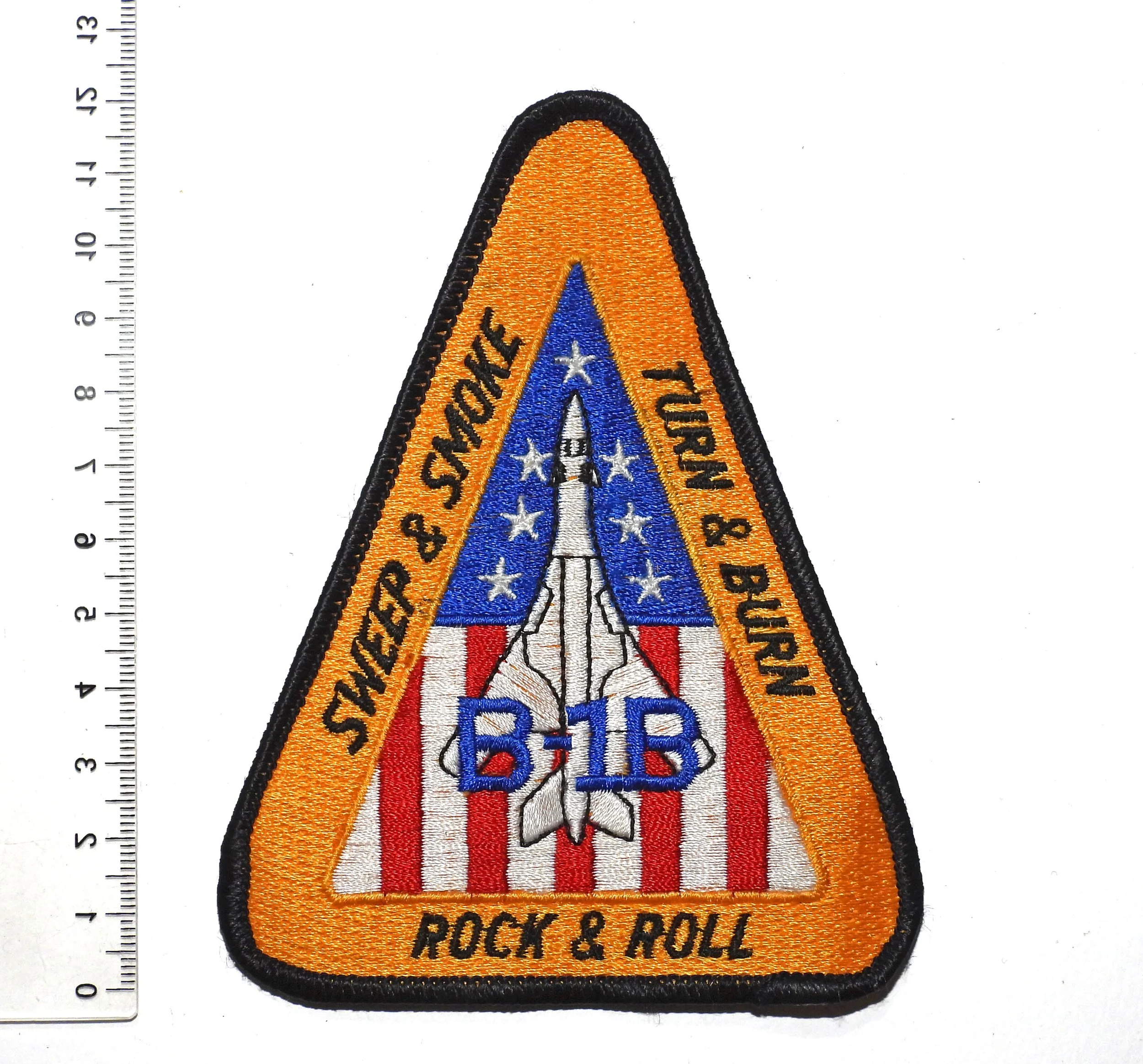 USAF B-1B Sweep & Smoke, Turn & Burn, Rock & Roll Patch. USA ...