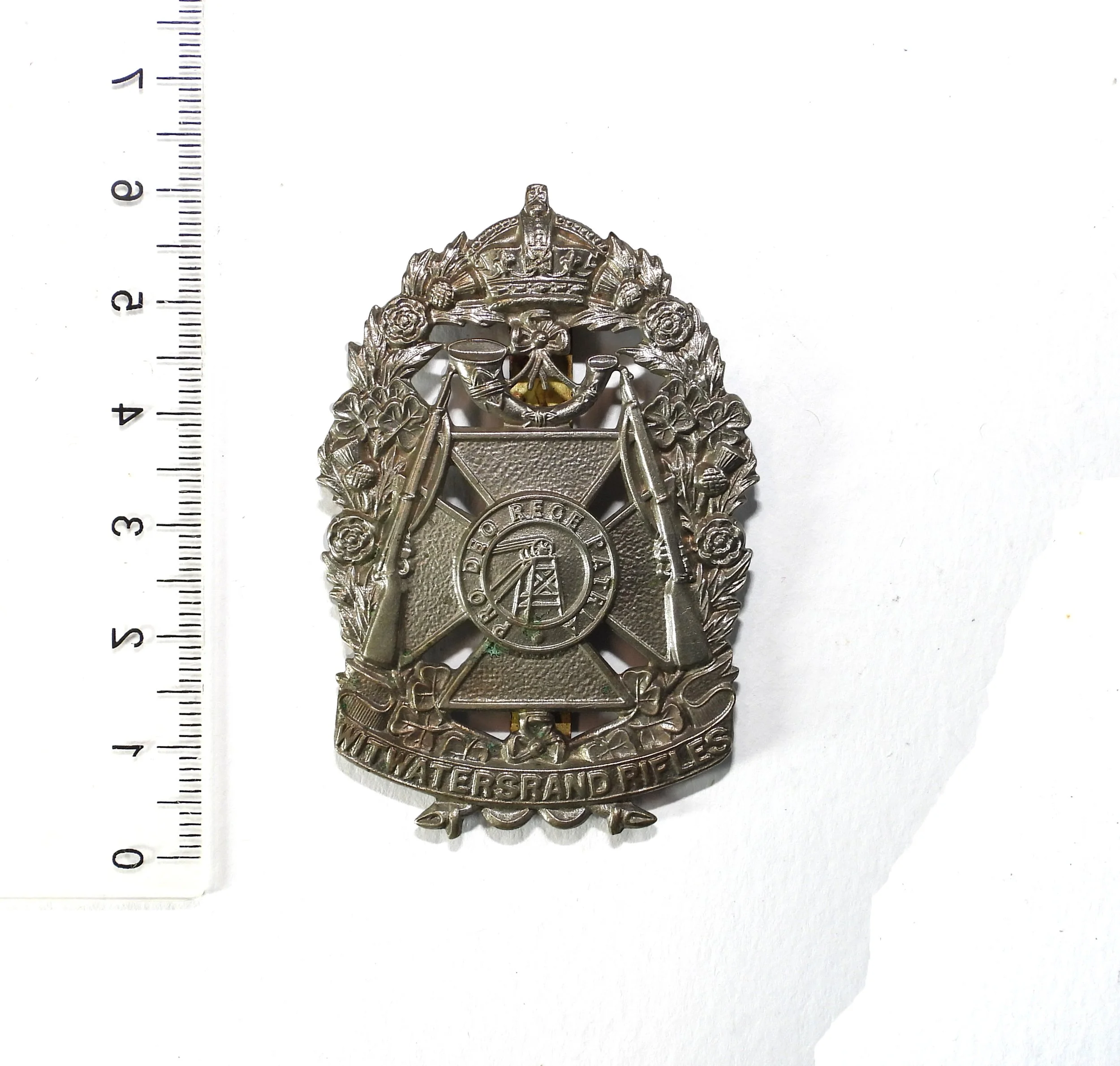 Witwatersrand Rifles Cap Badge. South Africa.