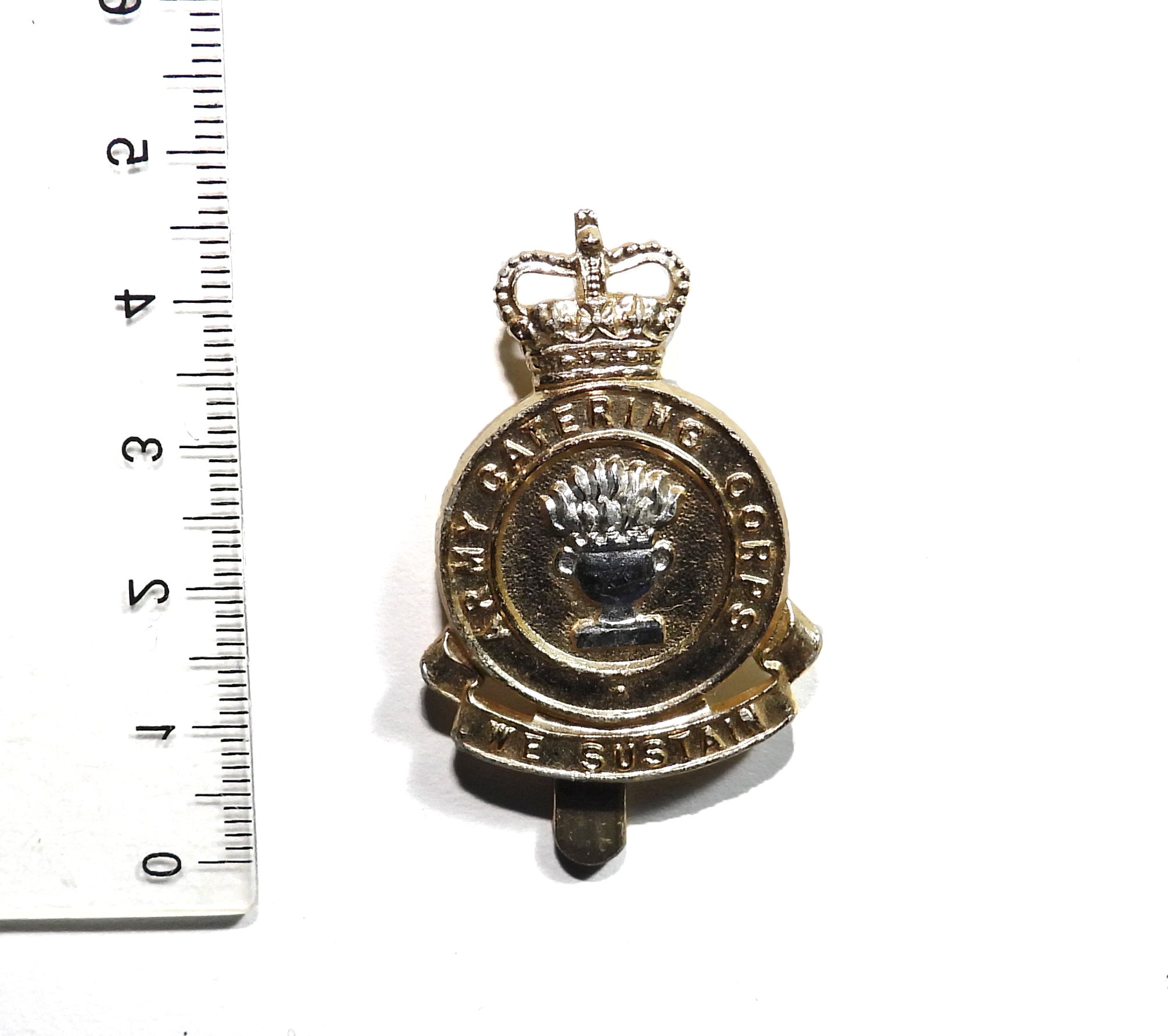Army Catering Corps Cap Badge. United Kingdom.