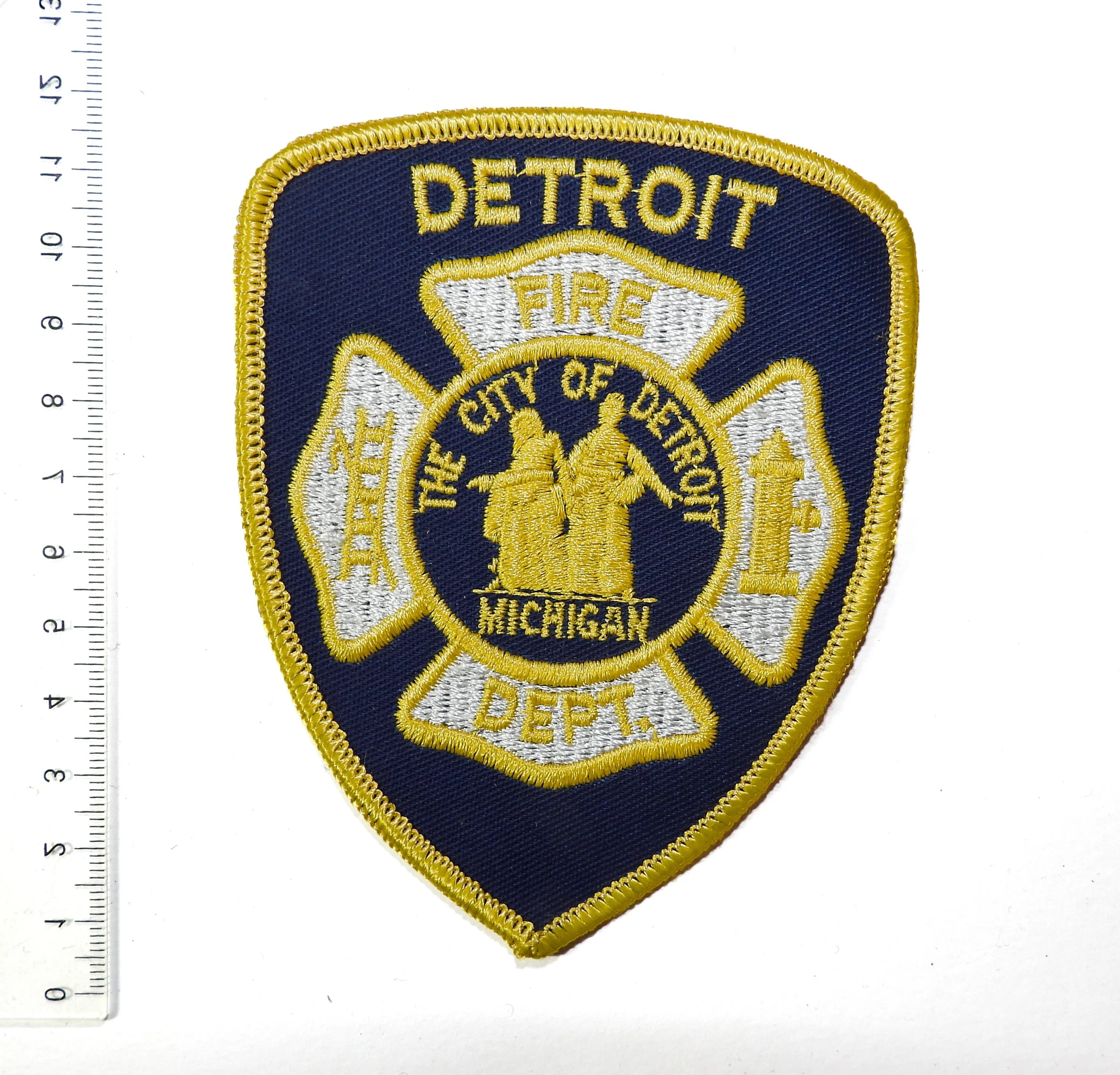 Detroit Fire Department Patch. Michigan, USA.
