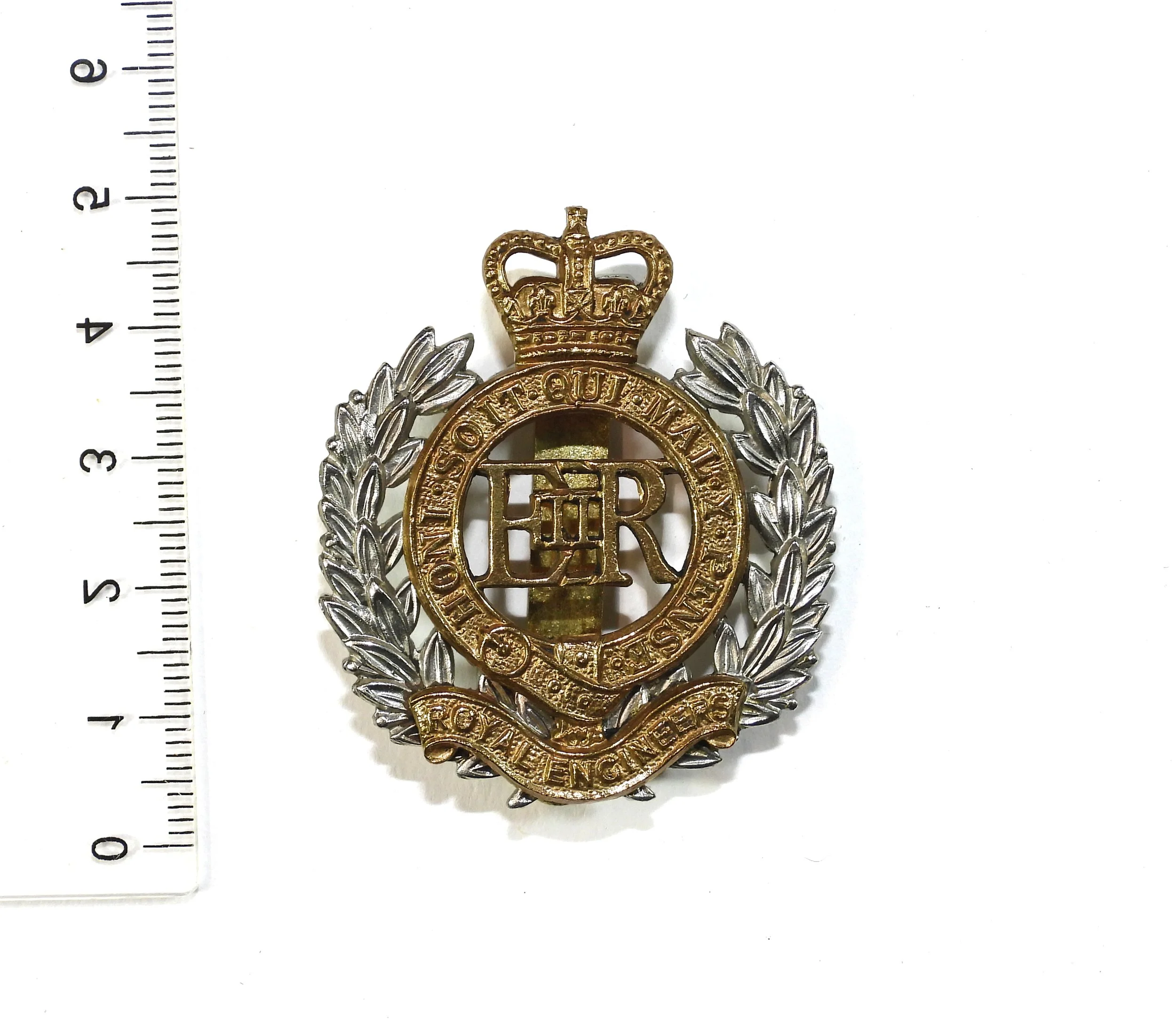 Royal Engineers Cap Badge. British Army, United Kingdom.
