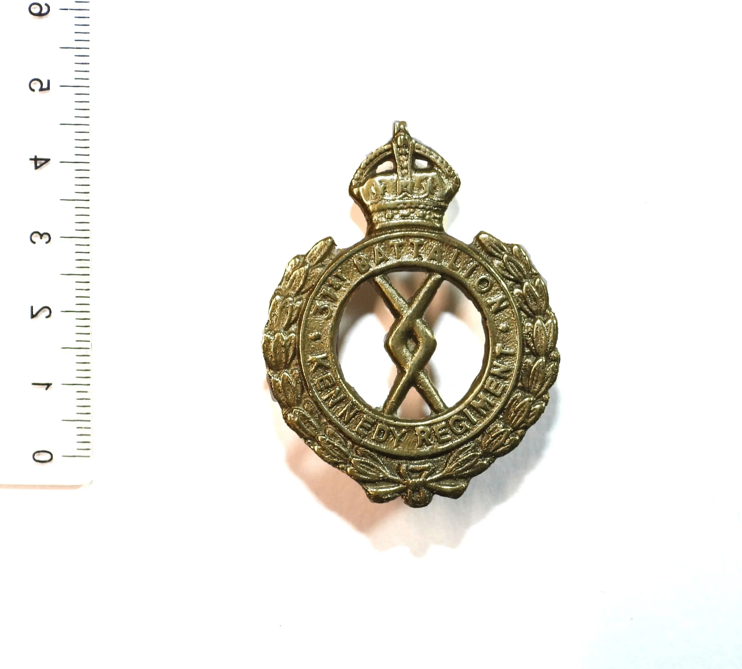31st Battalion (The Kennedy Regiment) Reproduced Cap Badge. Australia.