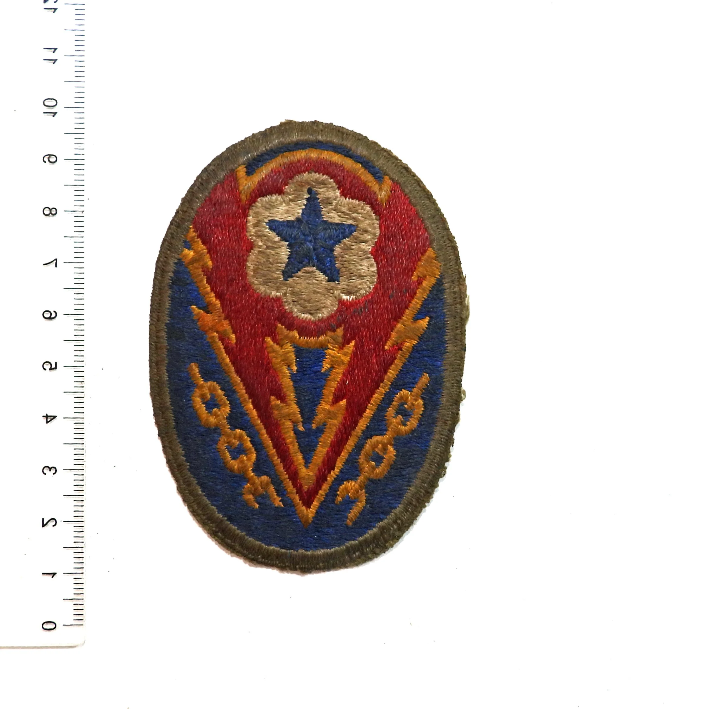 Advanced Section Communications Zone European Theater of Operations (ADSEC) Patch. United States Army, WW2.