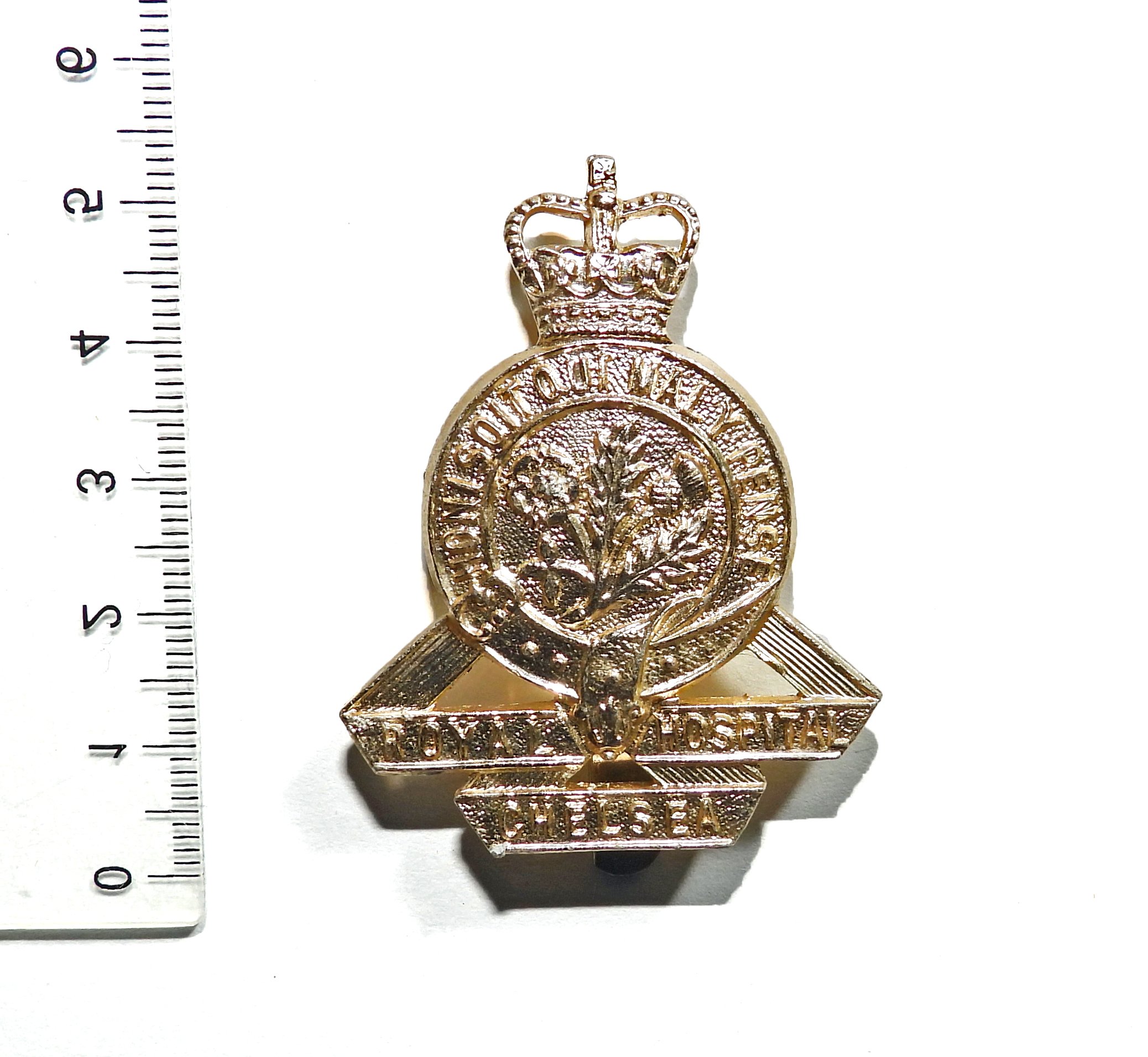 Royal Hospital Chelsea Cap Badge. United Kingdom.
