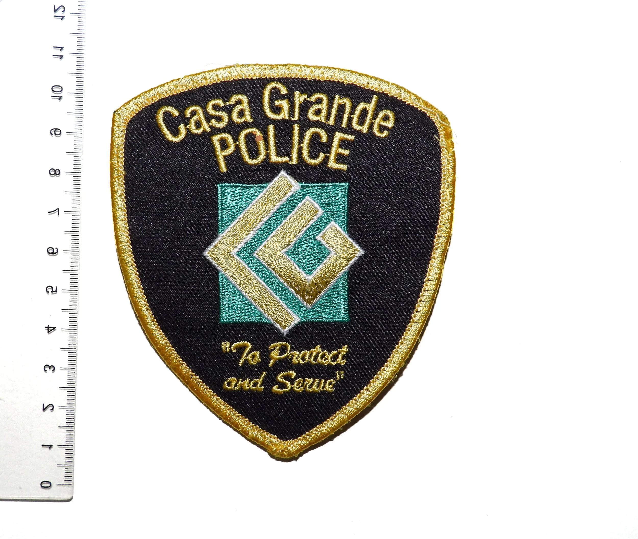 Casa Grande Police Department Patch. Arizona, United States.