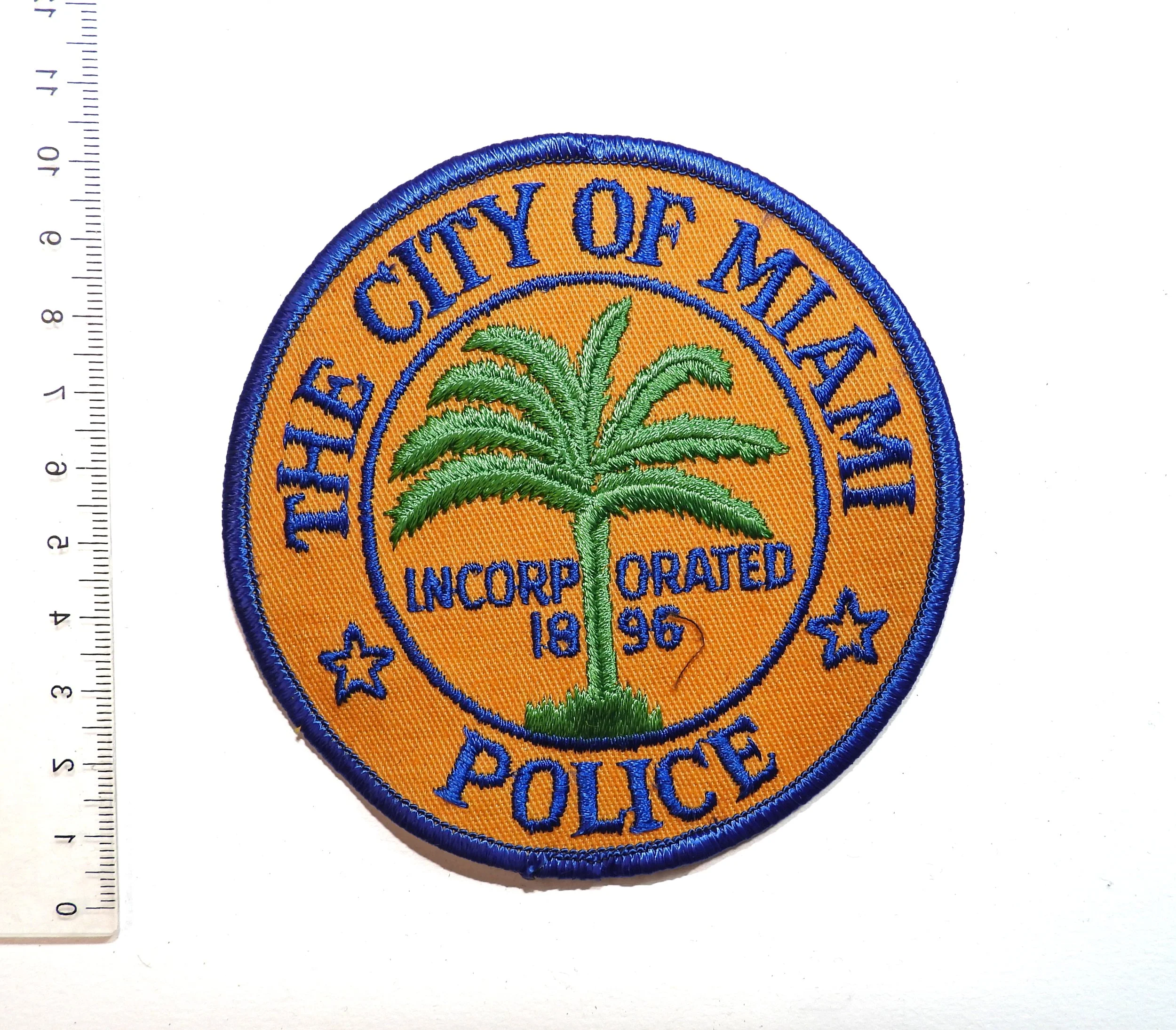 Miami Police Patch. Florida, United States.
