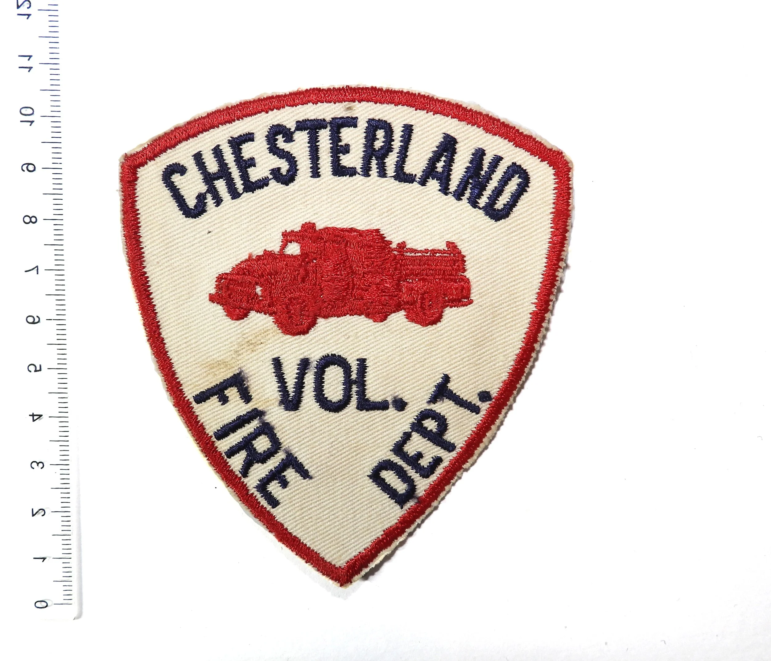 Chesterland Volunteer Fire Department Patch. Ohio, USA.