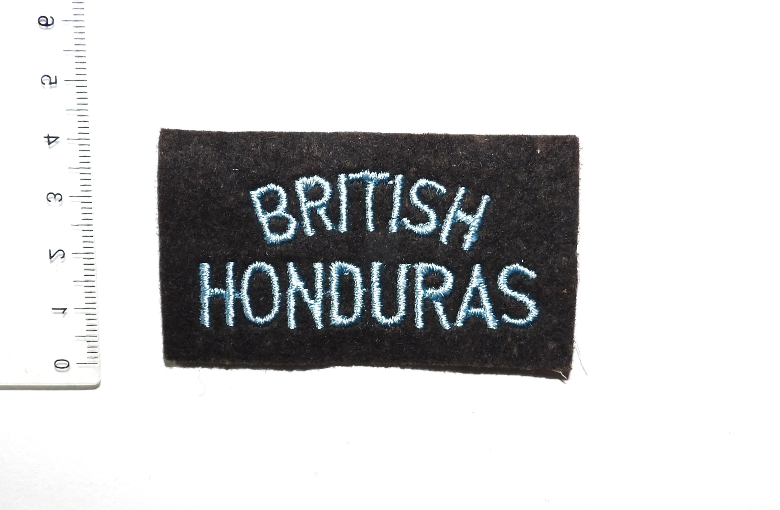 WW2 British Honduras Royal Air Force Nationality Shoulder Title. United Kingdom.