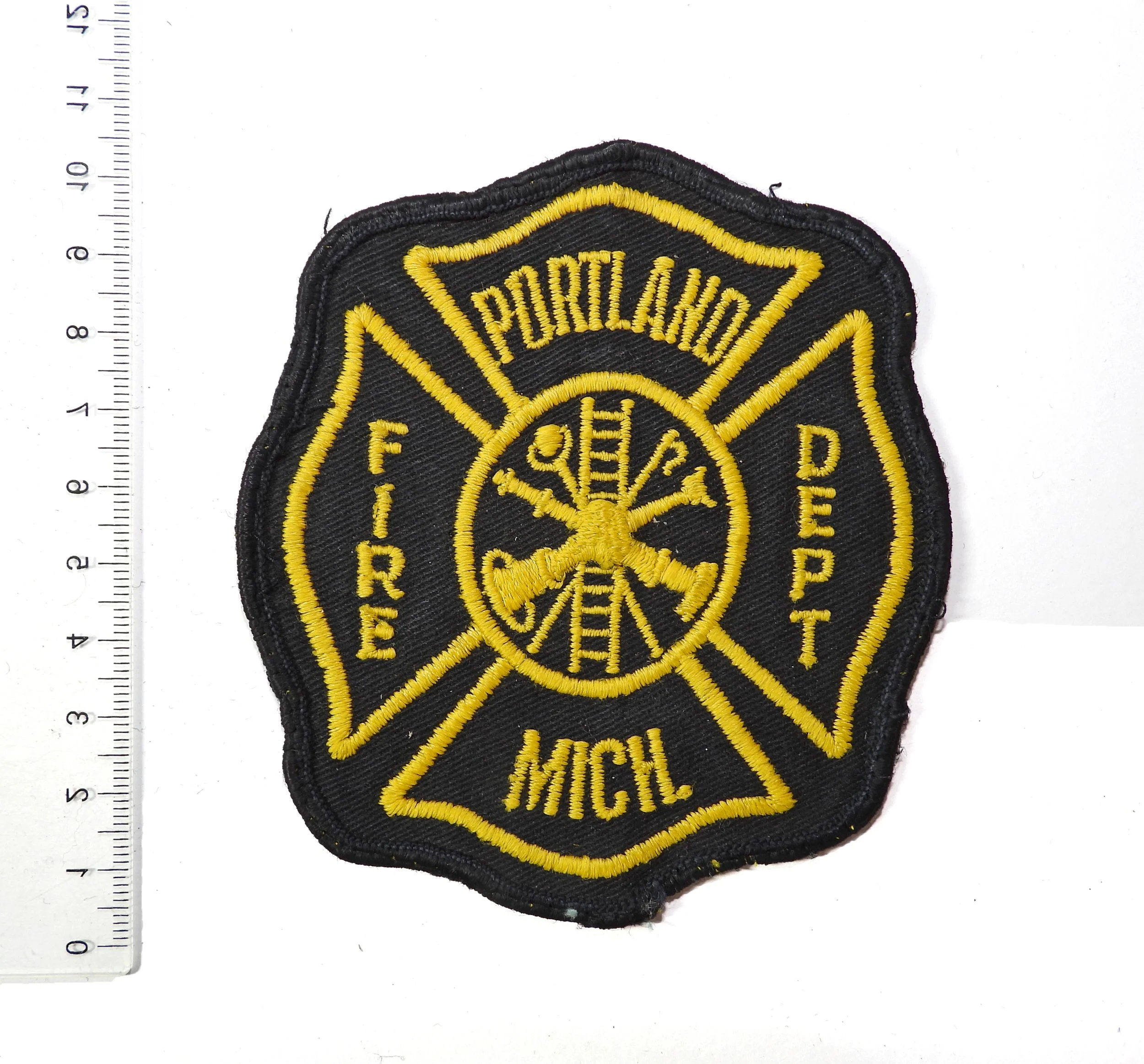 Portland Fire Department Patch. Michigan, USA.