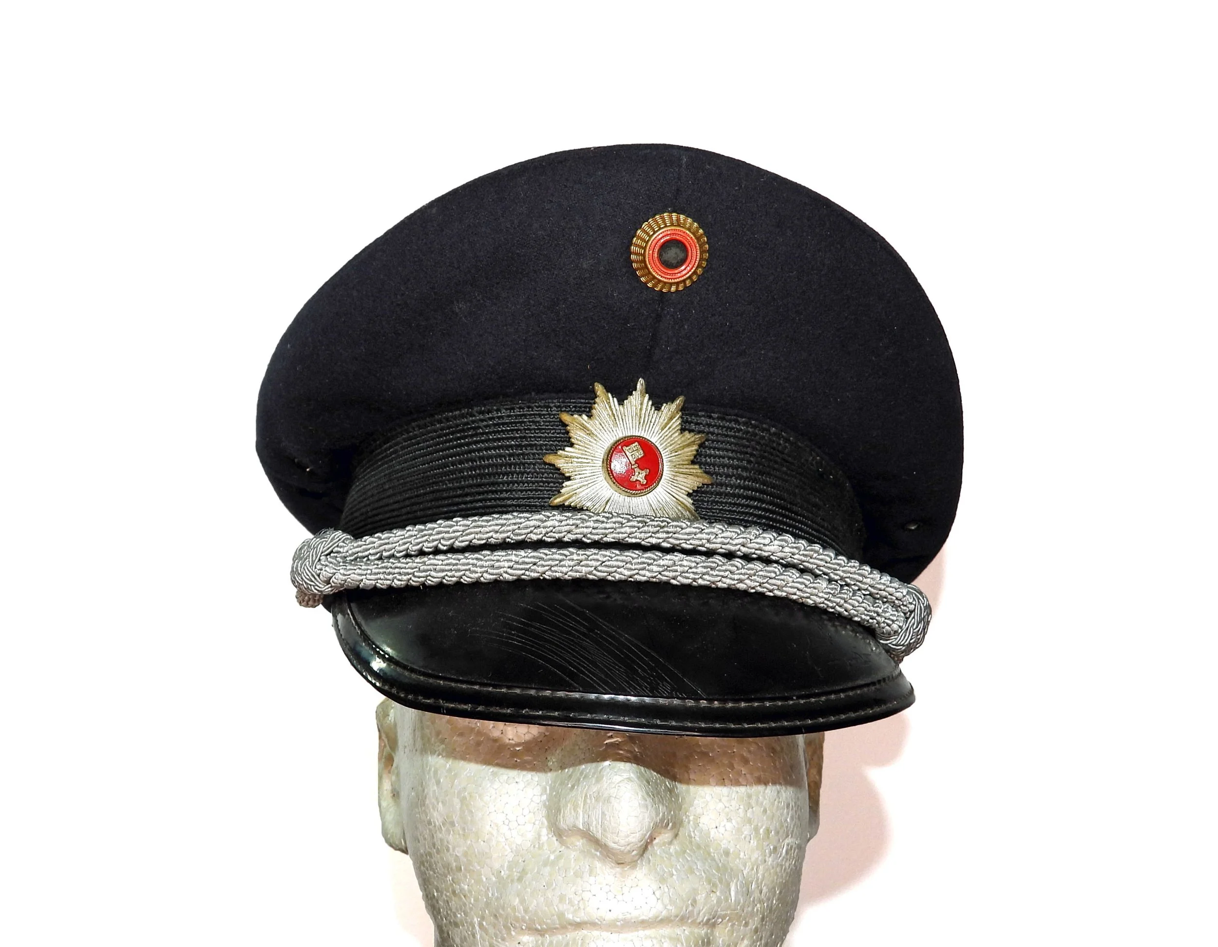 West German Bremen Police Peaked Cap. Germany.