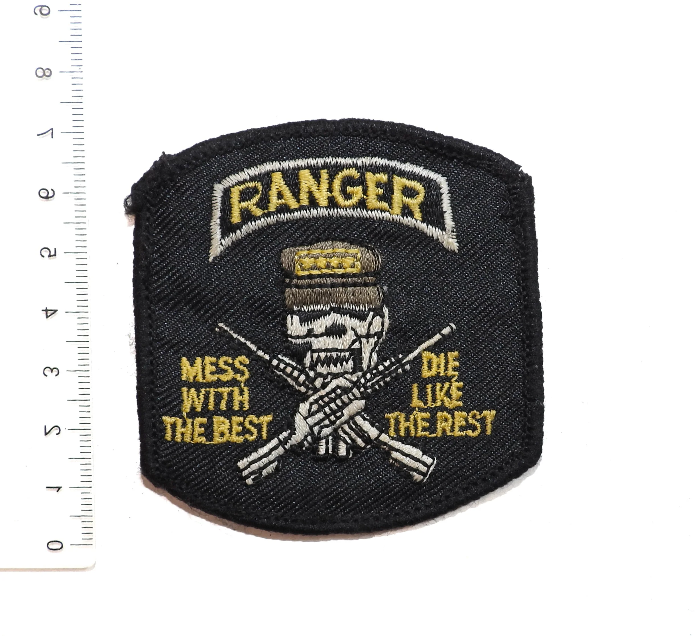 75th Ranger Regiment "Mess with the Best" Patch. United States Army.