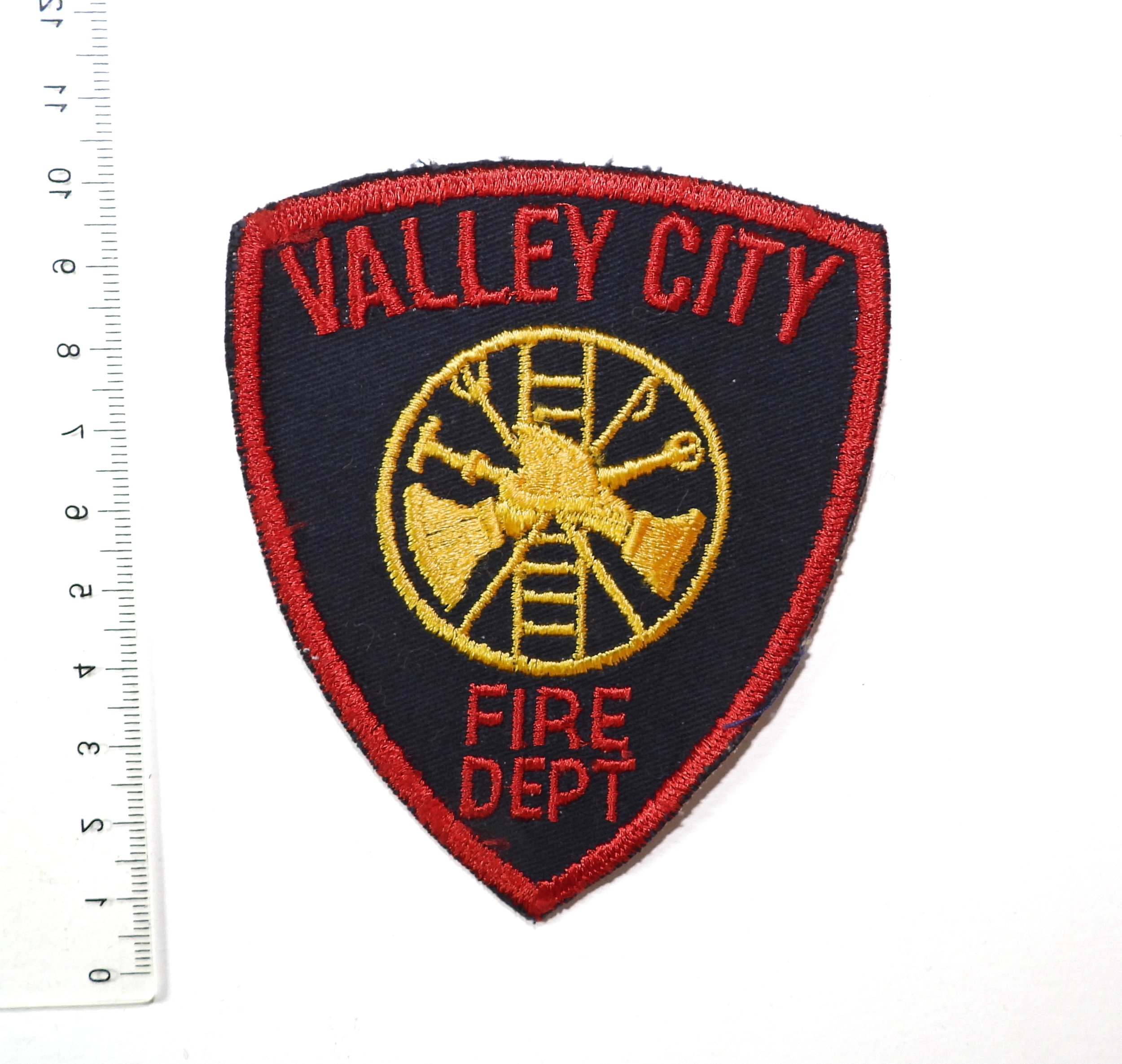 Valley City Fire Department Patch. North Dakota, USA.