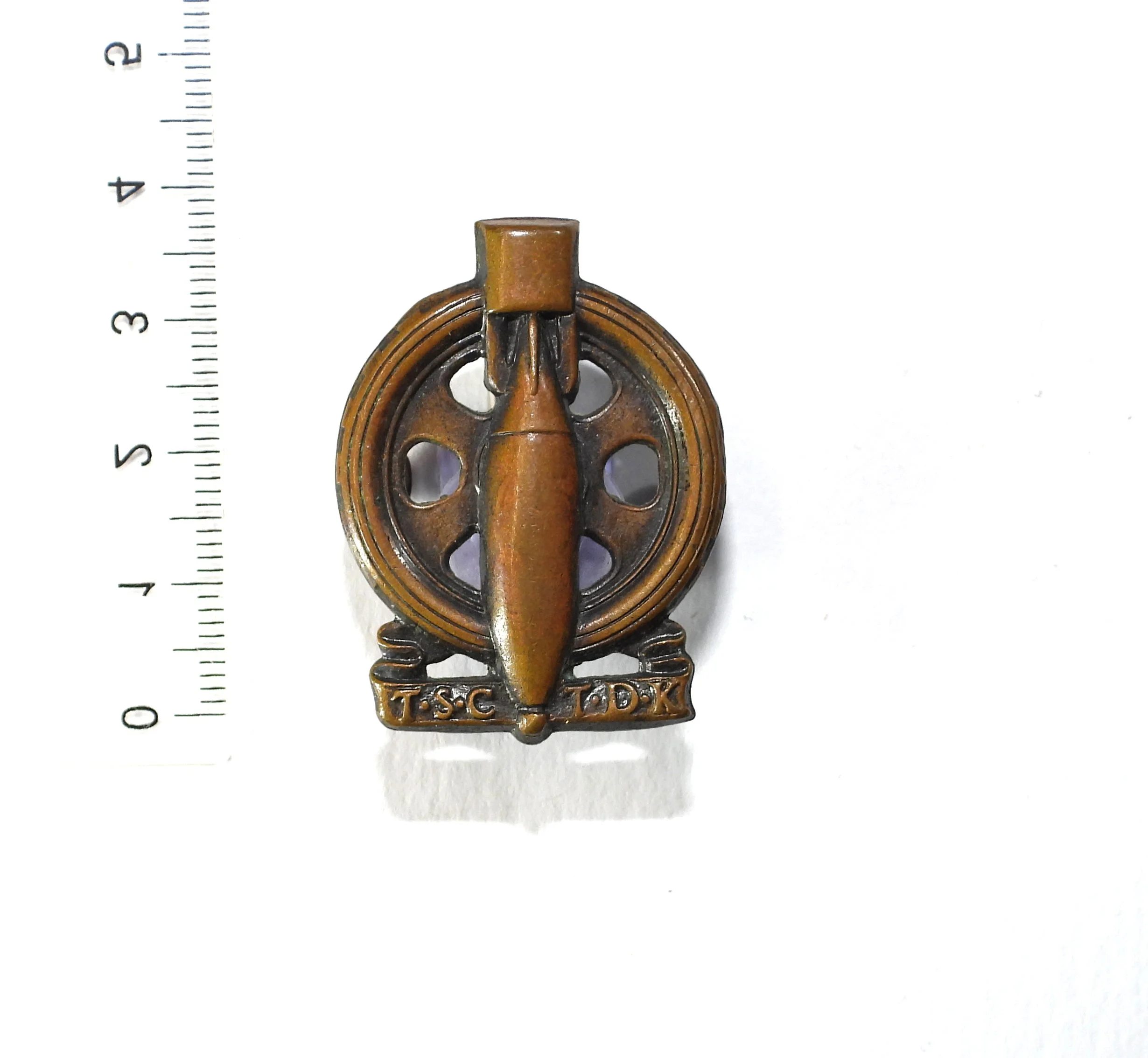 Technical Service Corps Cap Badge. South Africa.