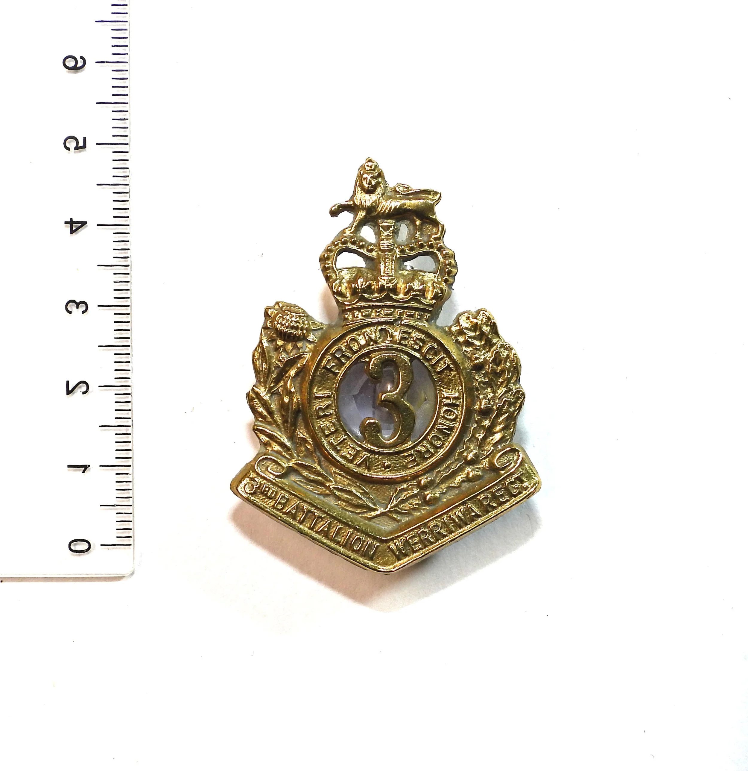 3rd Battalion (The Werriwa Regiment) Reproduced Cap Badge. Australia.