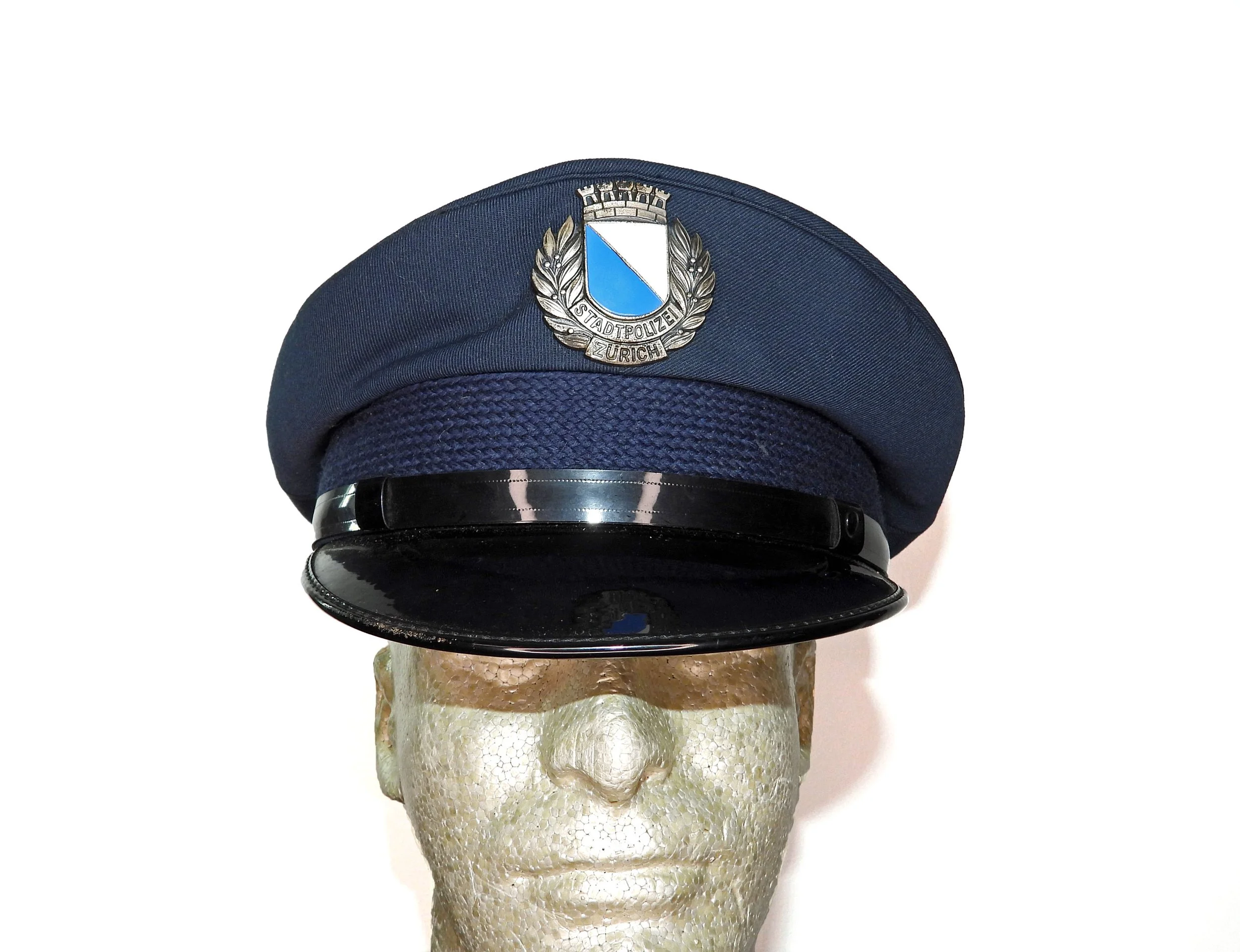 Zurich City Police Peaked Cap. Switzerland.