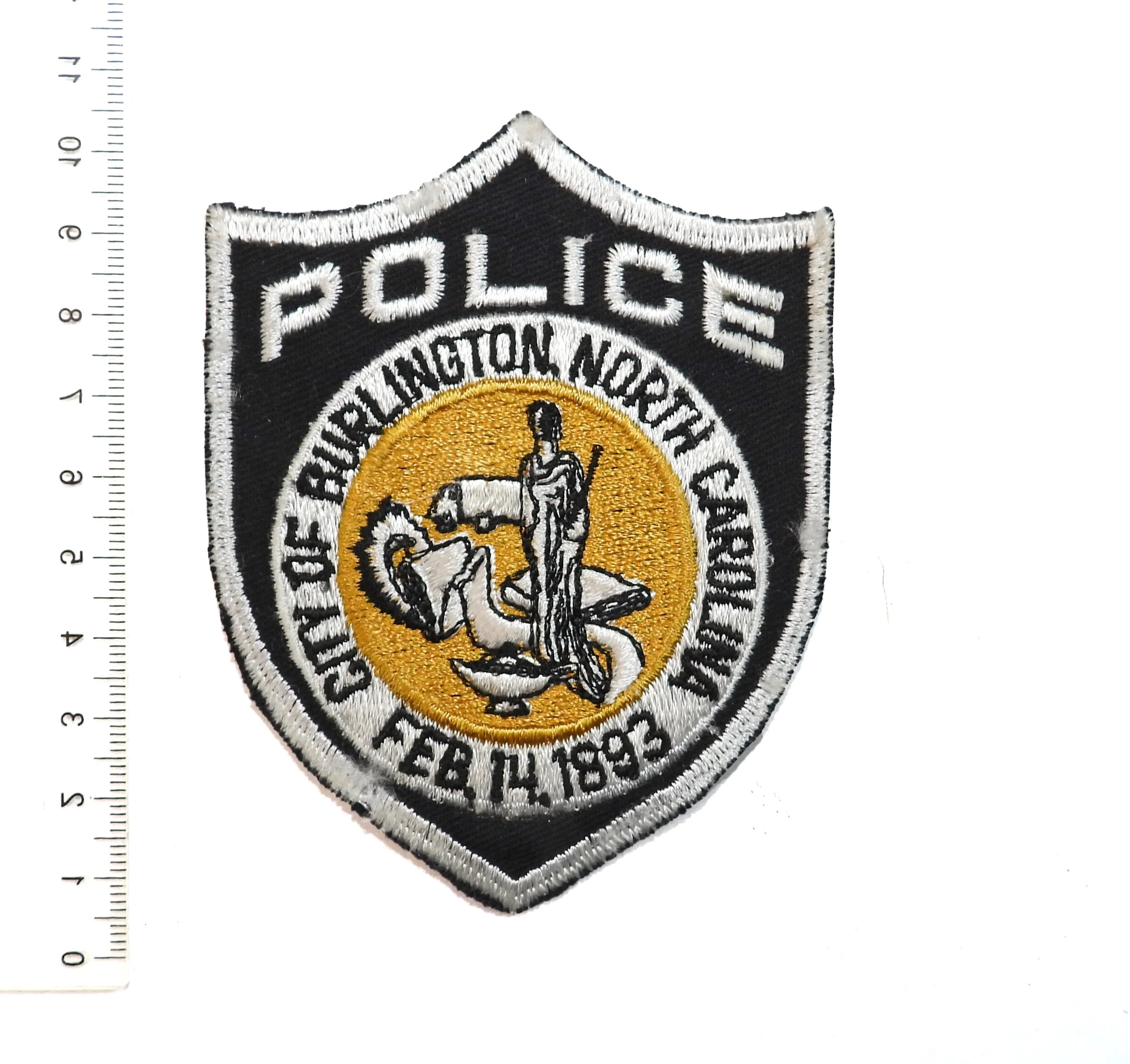 Burlington Police Department Patch. North Carolina, United States.