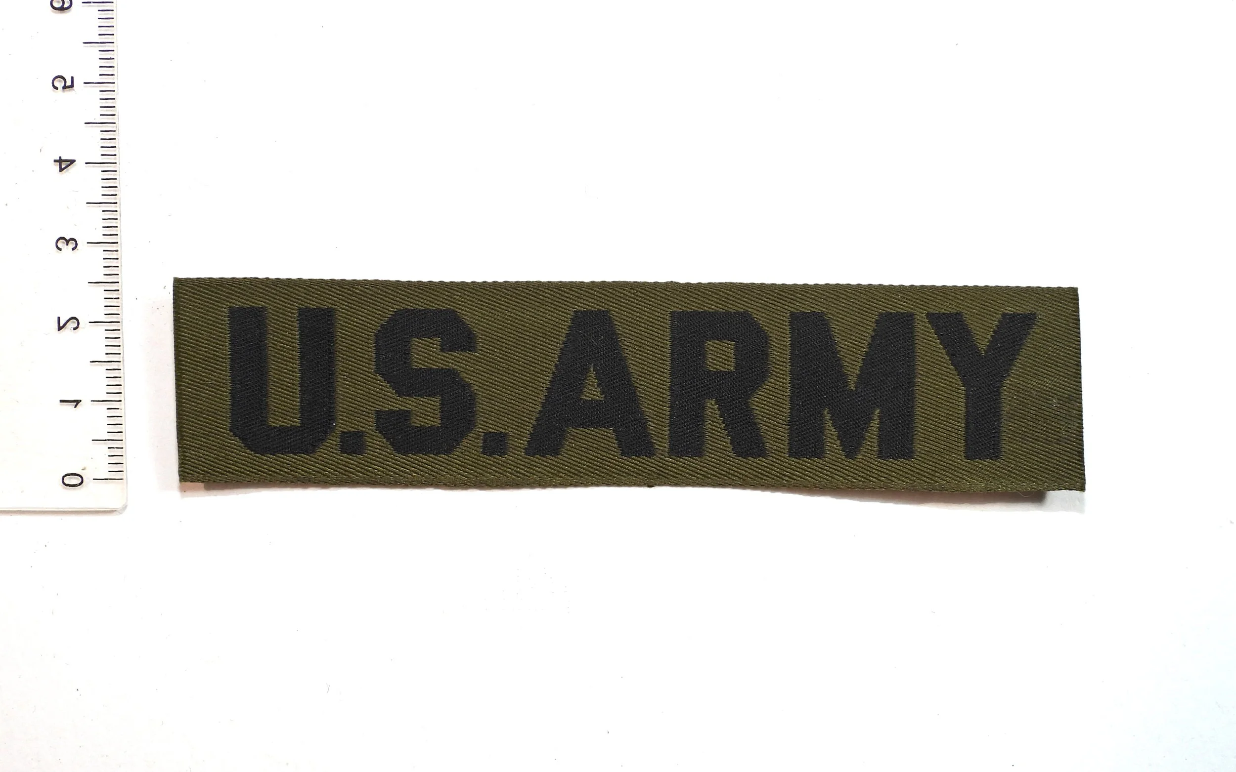 United States Army "U.S. ARMY" Subdued Branch Tape Insignia.