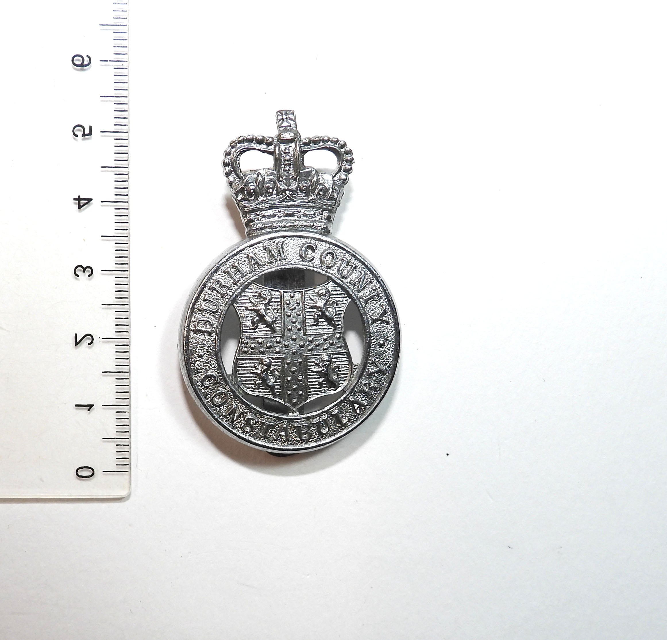 Durham County Constabulary Hat Badge. United Kingdom.