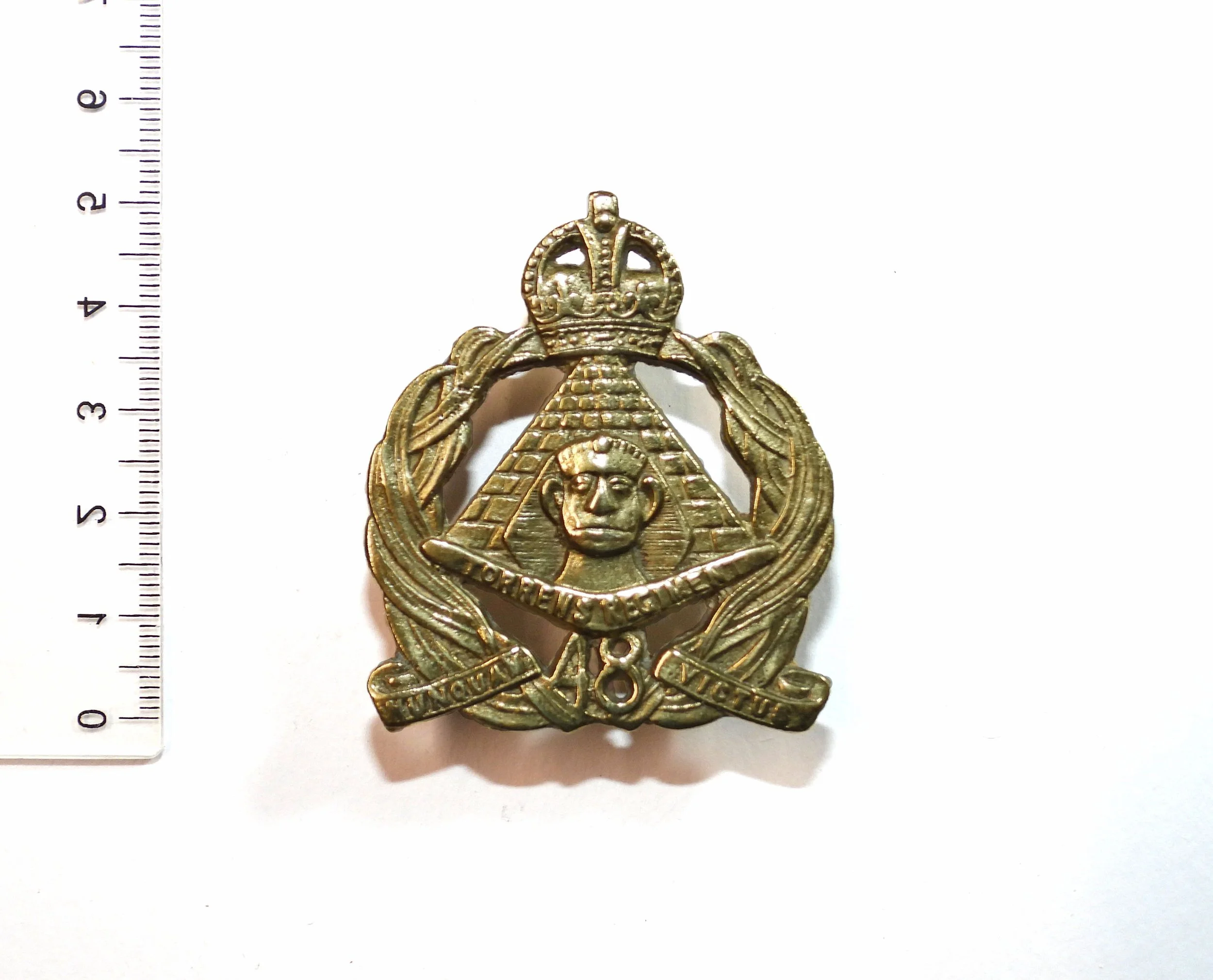 48th Battalion (The Torrens Regiment) Reproduced Cap Badge. Australia.
