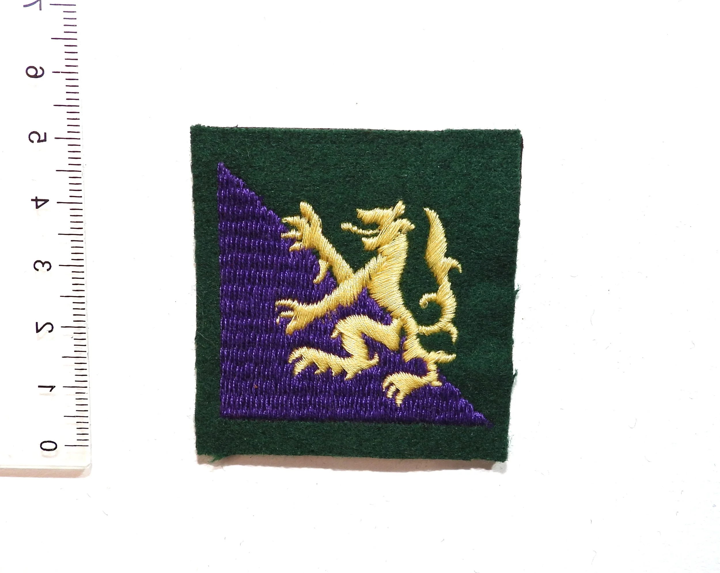 North Highland District (Scottish Command) Formation Patch. WW2, British Army.