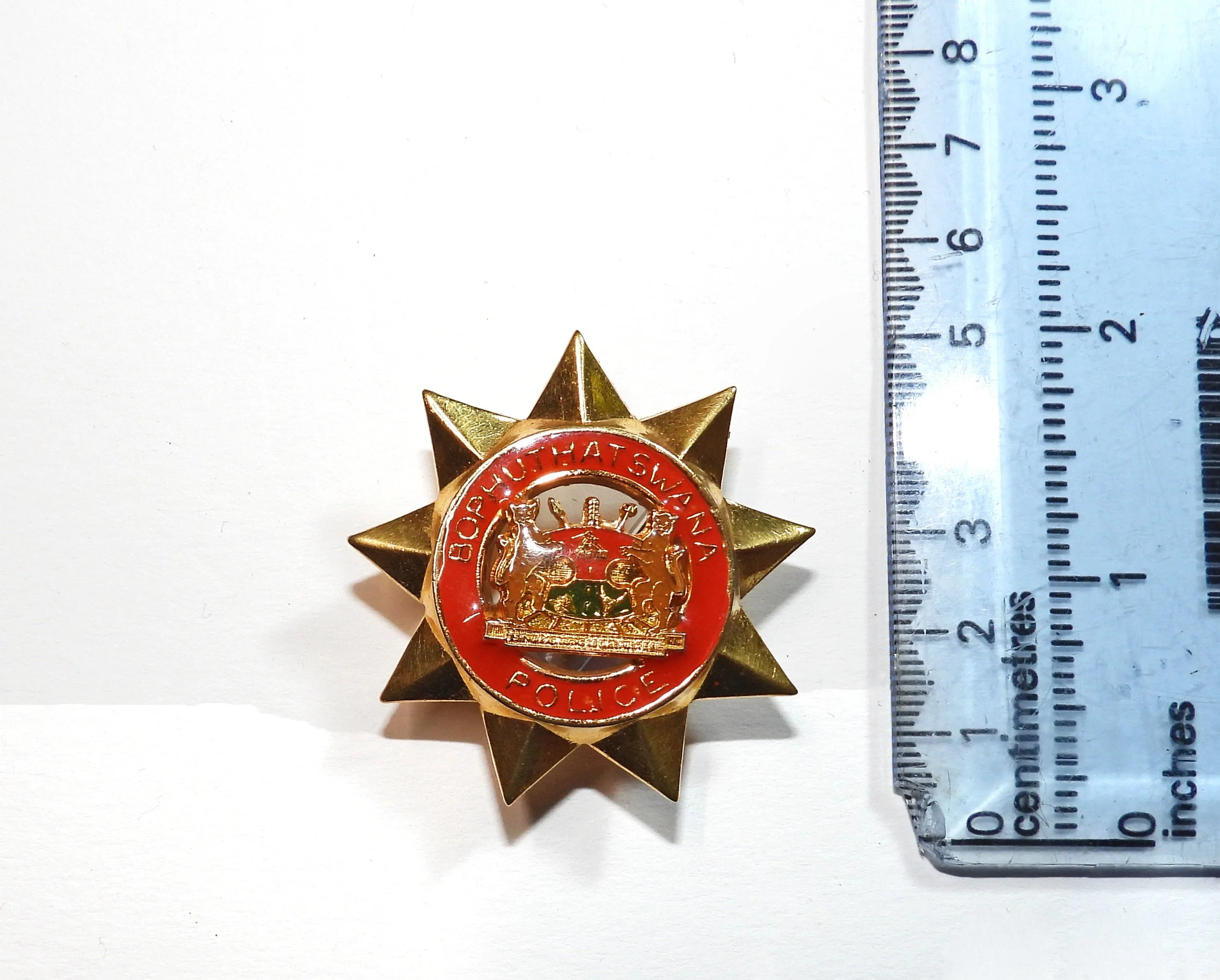 Bophuthatswana Police Cap Badge. South Africa Homeland.