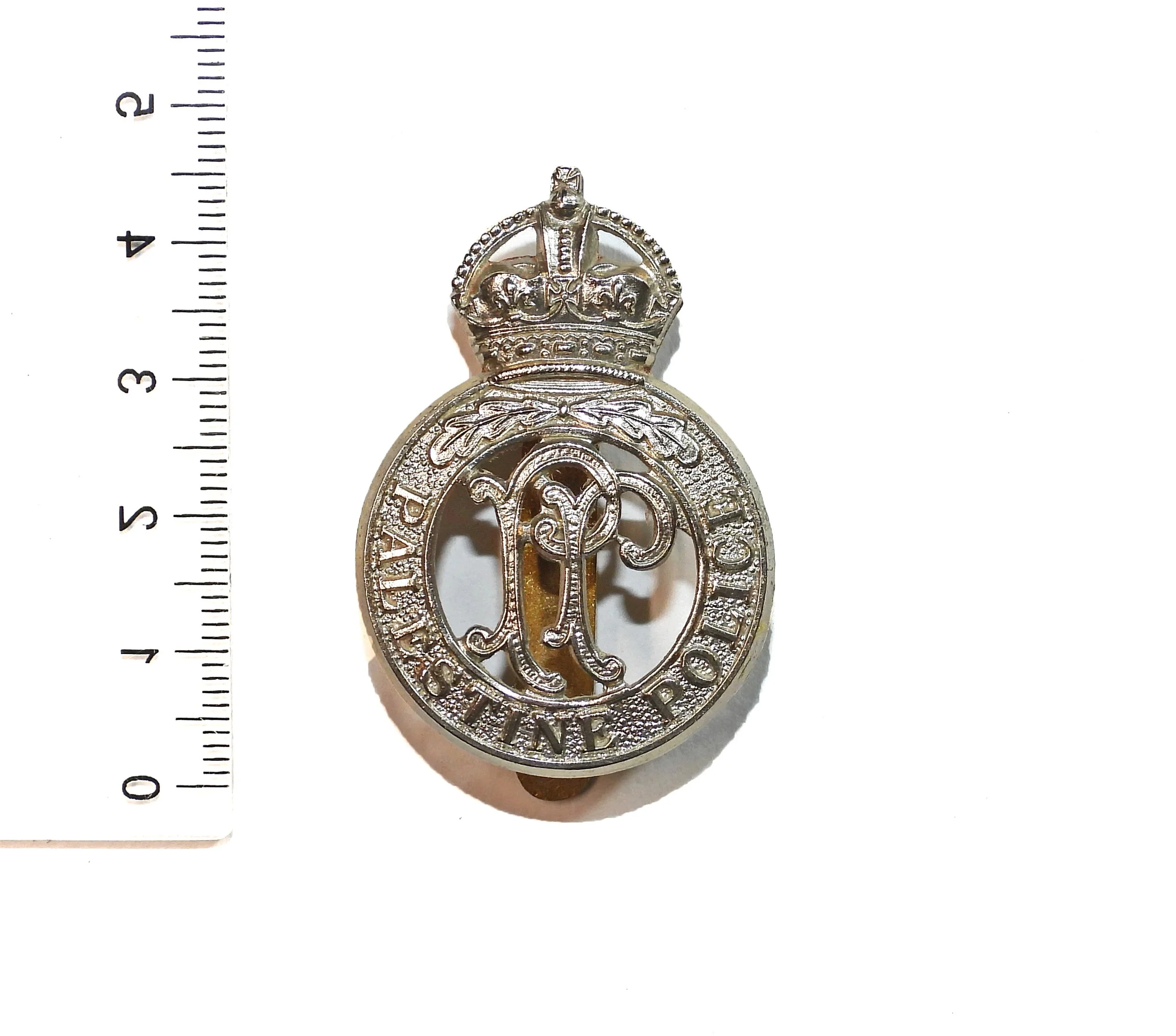 Palestine Police Cap Badge. British Mandate.