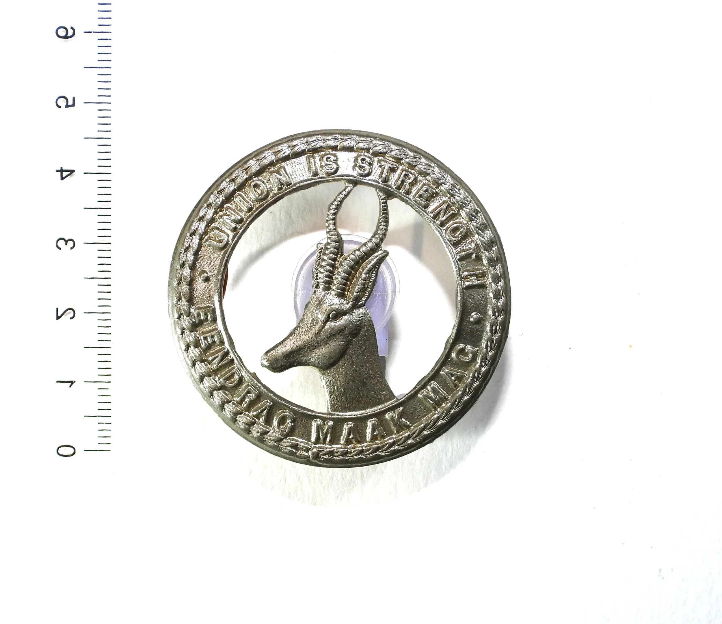 Union of South Africa School Cadets 2nd Type Cap Badge. South Africa.