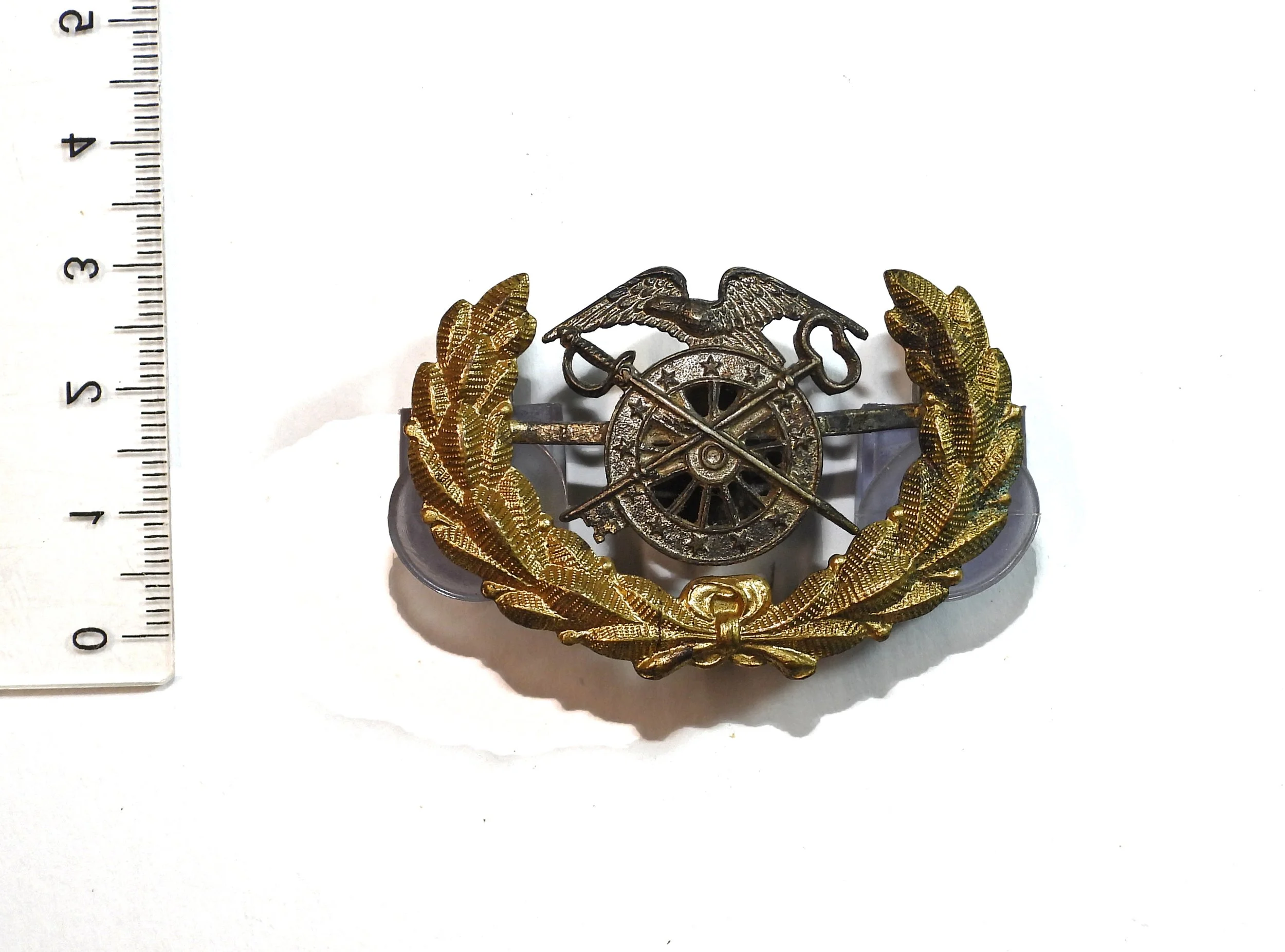 United States Army Quartermaster Sergeant's Cap Badge.