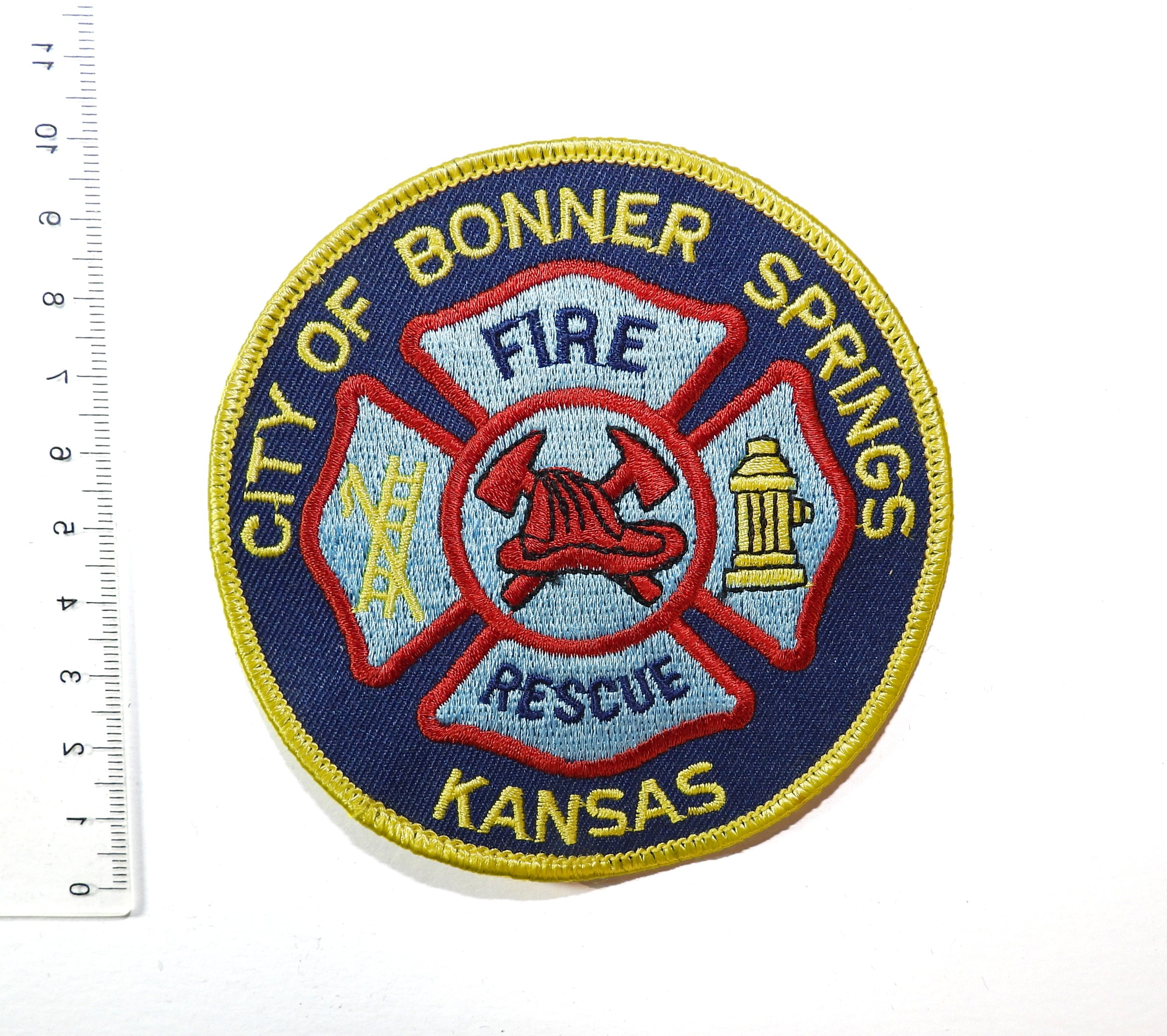 Bonner Springs Fire Rescue Patch. Kansas, USA.