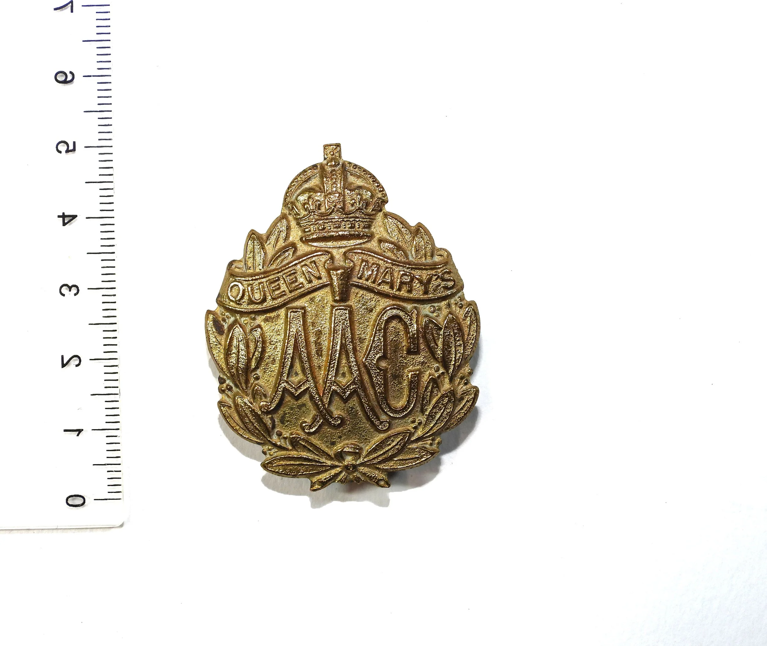 Queen Mary's Army Auxiliary Corps Cap Badge. United Kingdom.