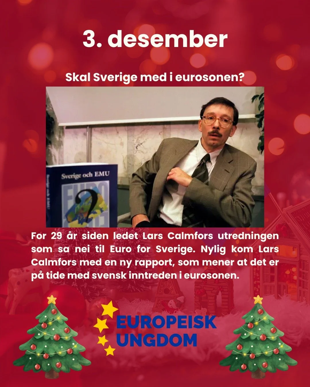 Hvordan er EU-debatten i v&aring;re n&aelig;rmeste naboland? Dette er det viktig for Norge &aring; se p&aring;.

I Sverige p&aring;g&aring;r debatten om hvorvidt de skal ta i bruk Euro som valuta. 

Bli medlem: https://www.europeiskungdom.no/bli-medl