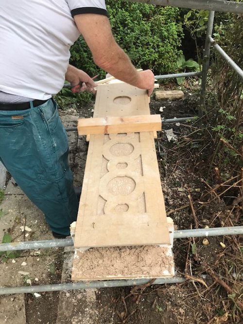 Preparing a mould for casting