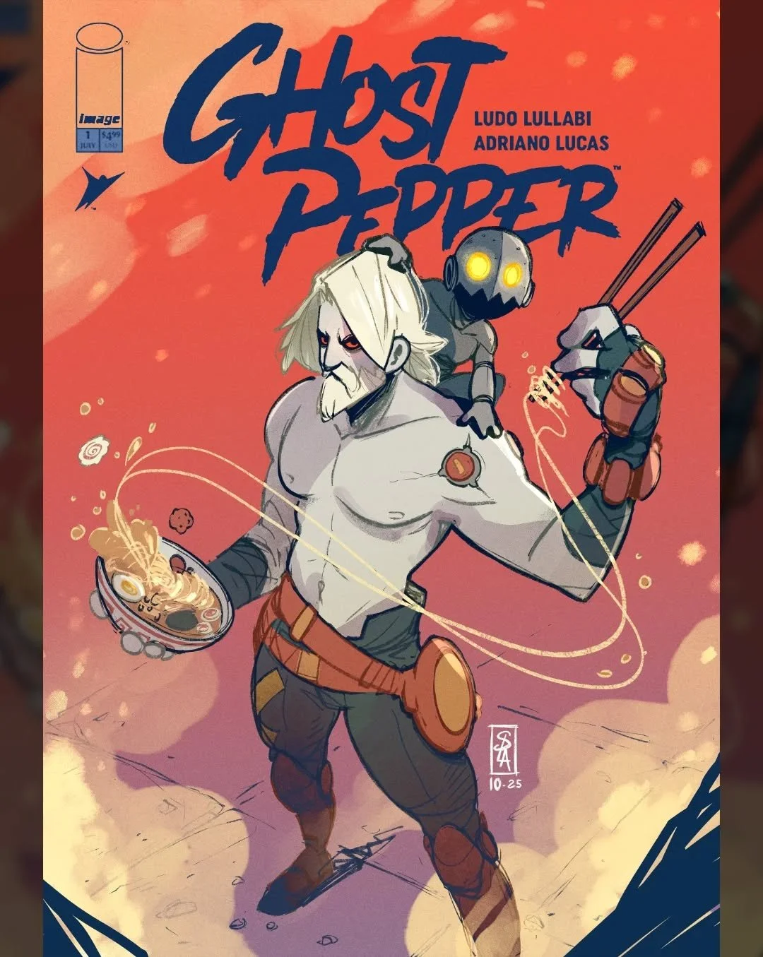 Une petite Cover de #GhostPepper de @ludo_lullabi pour f&ecirc;ter Halloween (il y a Ghost dans le titre&hellip; &ccedil;a colle 😜). 
Ludo, je suis totalement fan de tes perso 😊
Tr&egrave;s content d'avoir pu faire cette illus en &agrave; peine une