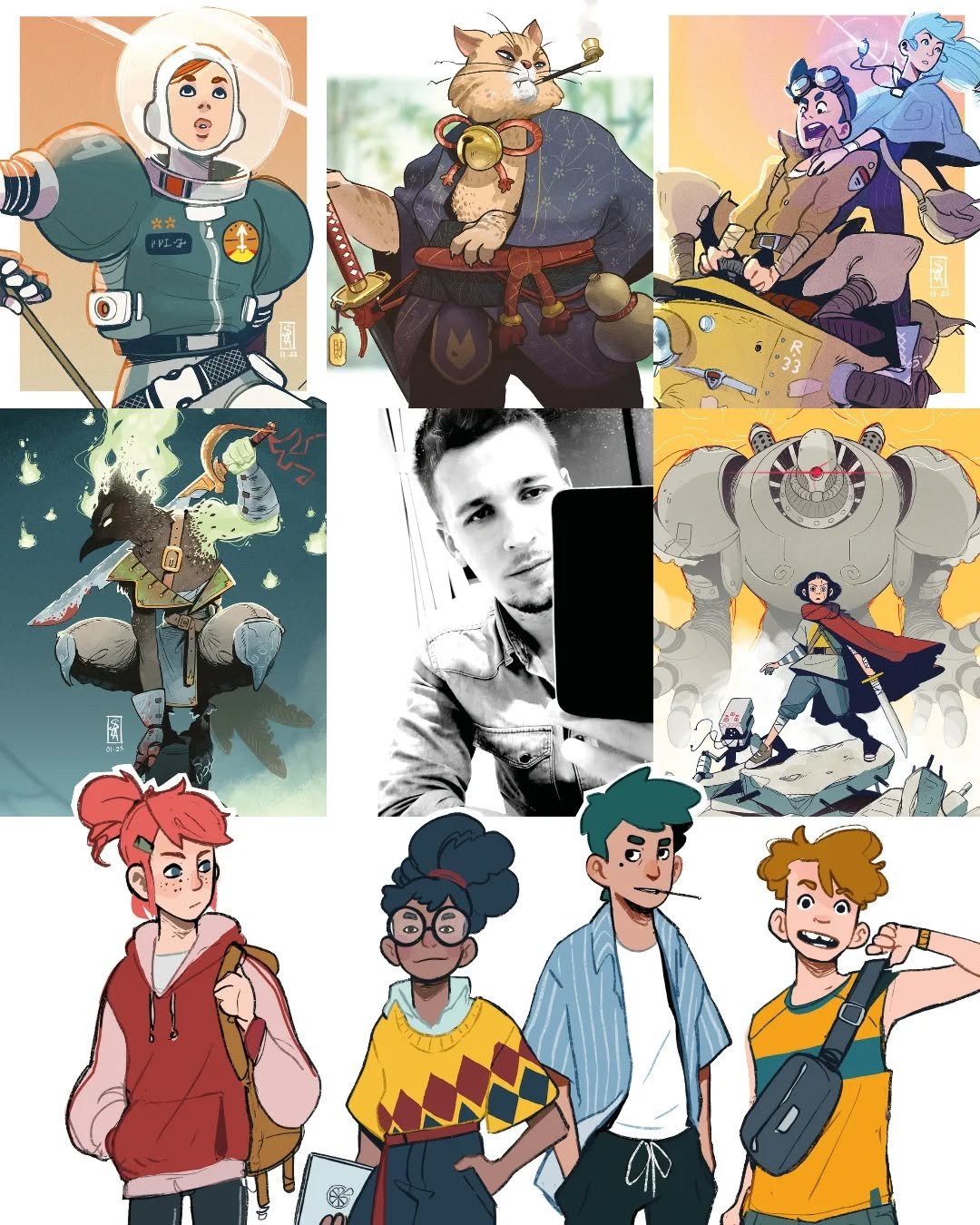 #artvsartist2025 
2025 se termine, cette ann&eacute;e a vu plusieurs projets qui n'ont malheureusement pas quitt&eacute; l'&oelig;uf, mais gr&acirc;ce &agrave; eux, je regarde vers 2026 avec beaucoup d'impatience. 
Une nouvelle histoire se profile, S