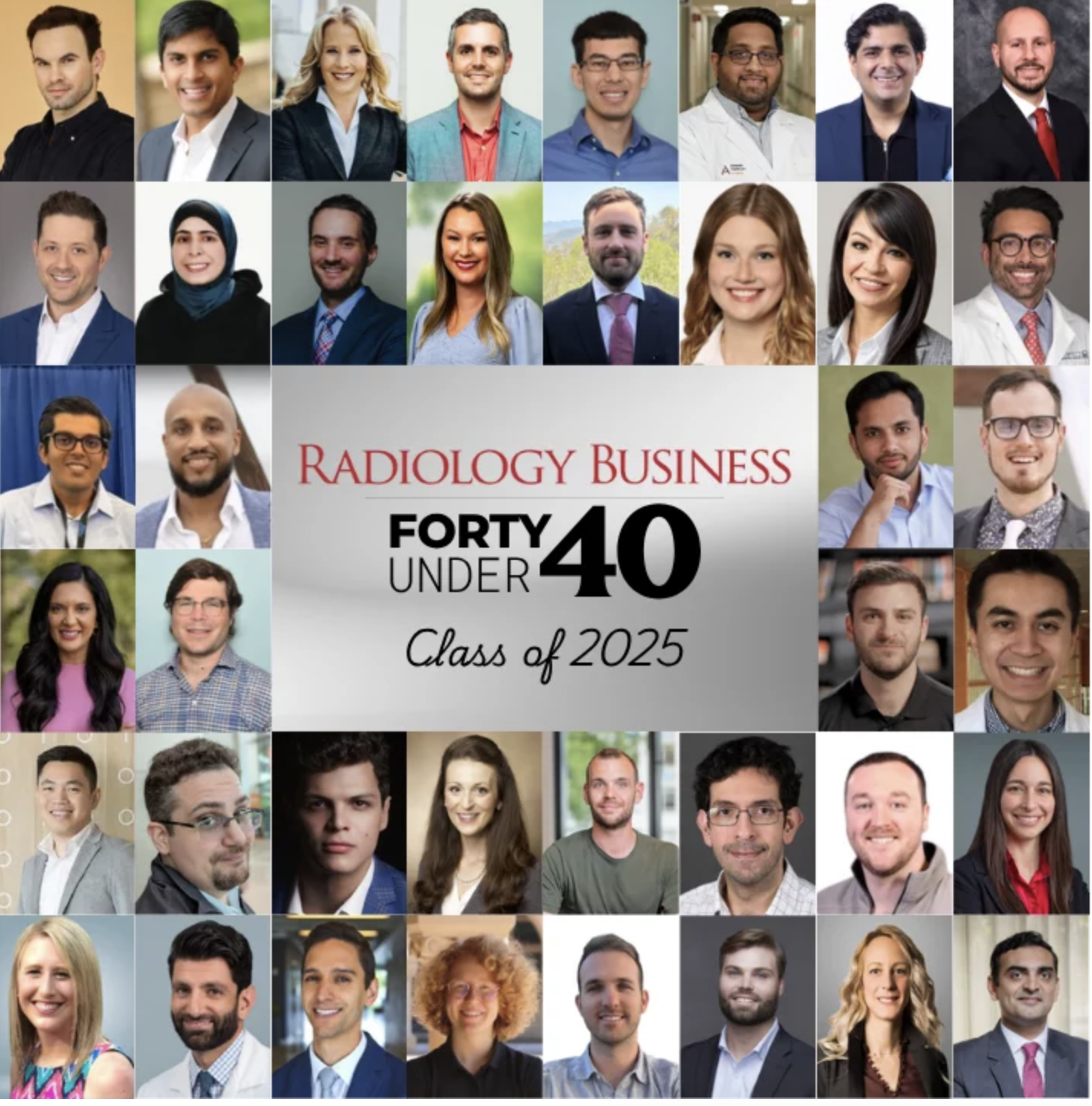 Scholar Named to Radiology Business’ Forty Under 40 (2025)