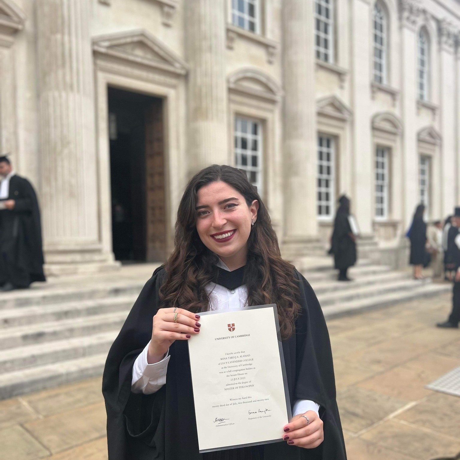 It's graduation season!!! ✨

Congratulations to Banah, who graduated from the University of Cambridge last year and is now taking Oxford by storm, completing a PhD in Genomic Medicine and Statistics at the University of Oxford. Well done Banah! We ca