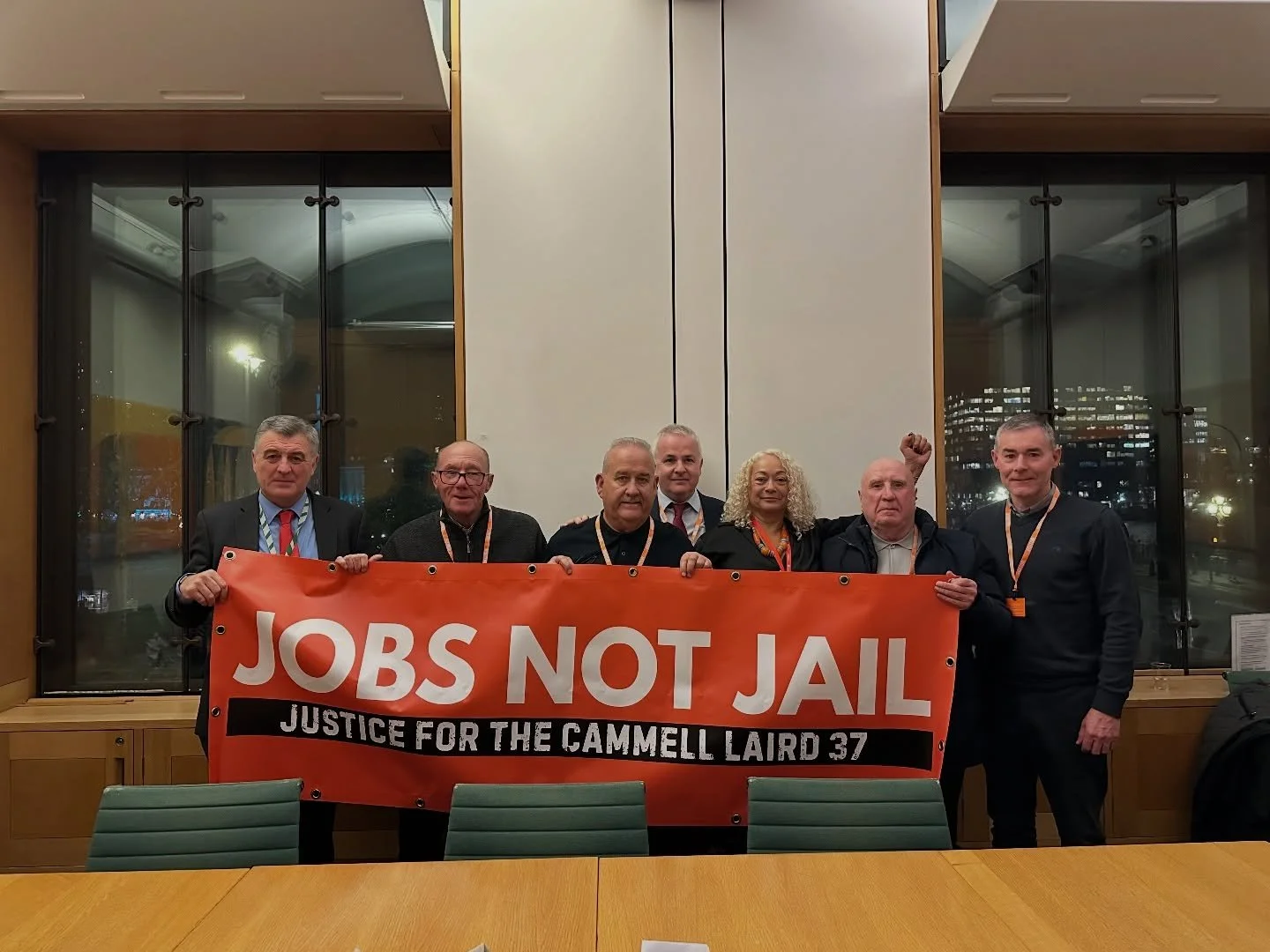 Powerful meeting in Parliament with Cammell Laird 37 campaigners this week.

Decades on, the fight for exoneration is as urgent as ever - proud to see so many MPs standing with them in the struggle for long-overdue justice ✊

Justice delayed is justi