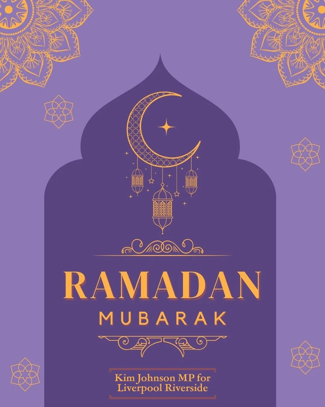 Ramadan Mubarak to all celebrating across Liverpool and beyond.

May this blessed time bring peace, happiness and prosperity to you, your family and friends 🌙✨