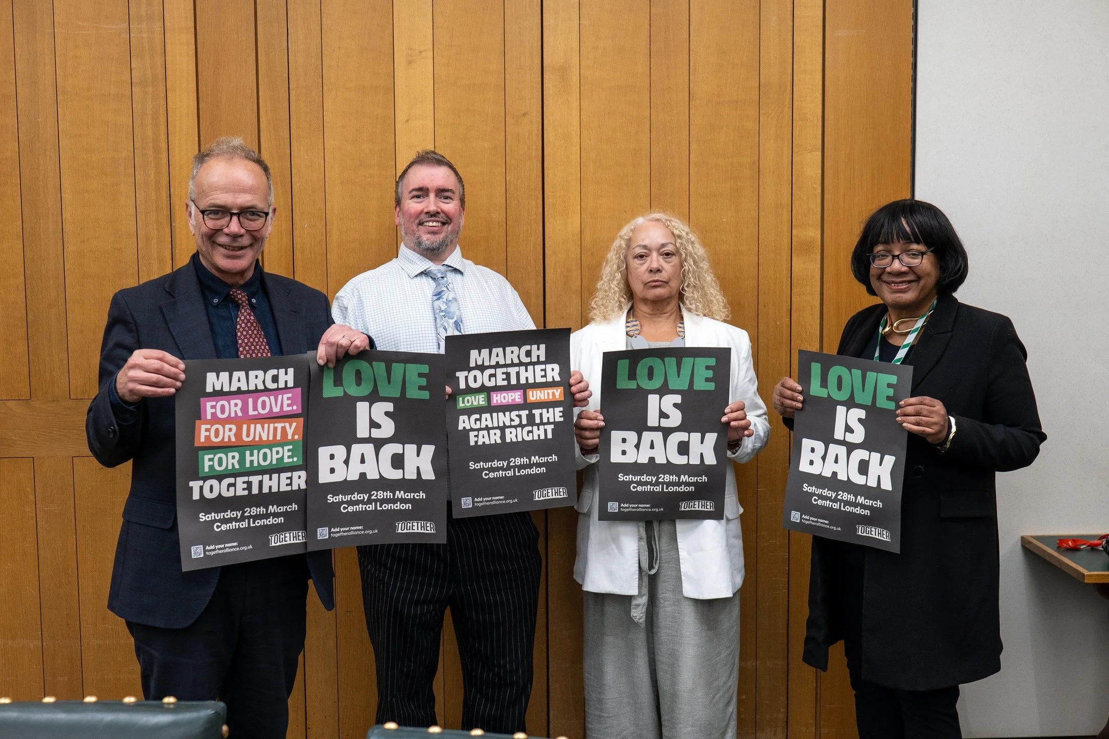 Love is greater than hate.

Unity is stronger than division and racism.

Hope is more powerful than fear.

Join us on tomorrow (28th March) and stand #TOGETHER against the far-right.

@togetheralliance