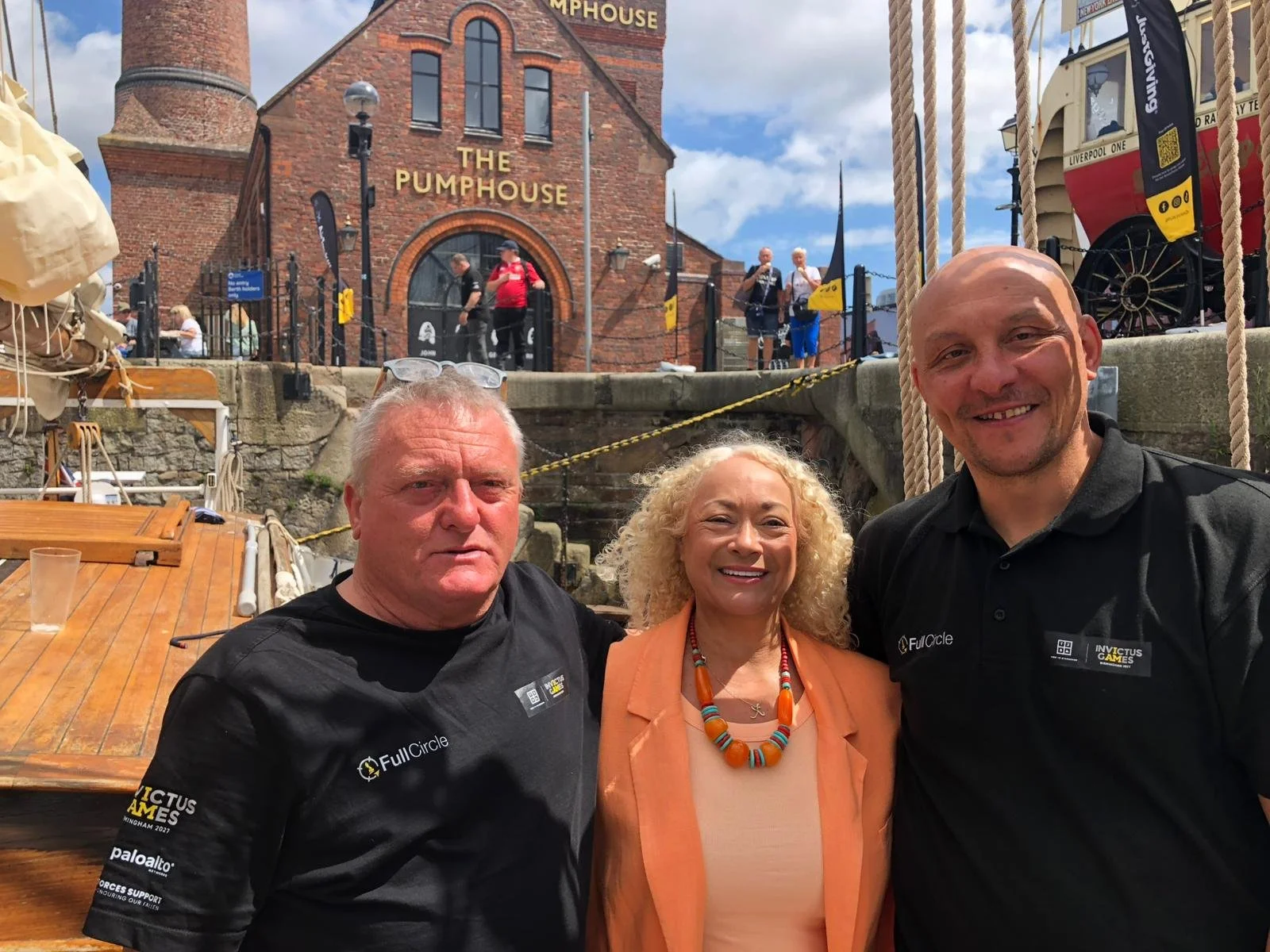It was a real honour to meet with Liam, Alan and fellow veterans at Canning Dock as part of the Full Circle expedition.

As part of this remarkable journey, two traditionally rigged tall ships &ndash; Pellew and Spirit of Falmouth &ndash; are underta