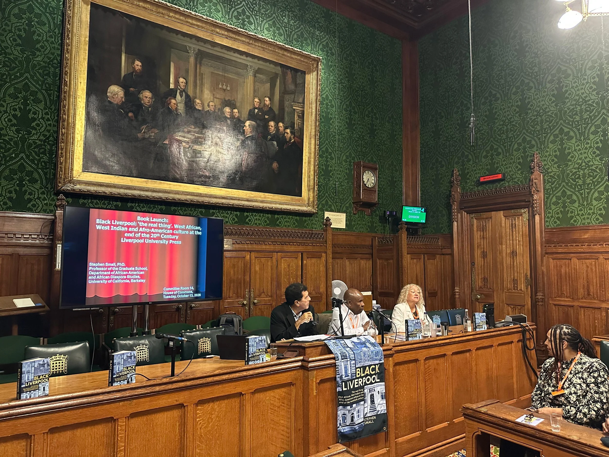 I was honoured to host Professor Stephen Small in Parliament last night for the launch of his new book, Black Liverpool: &lsquo;The Real Thing&rsquo; - West African, West Indian and Afro-American Culture at the End of the Twentieth Century.

In Black