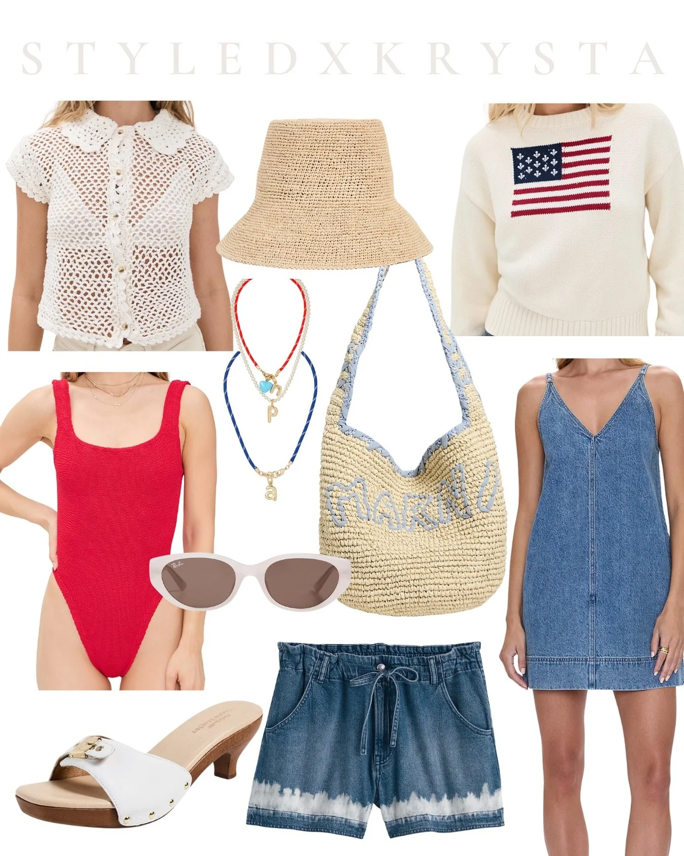 Laid-back looks with a hint of Americana&mdash;shop my July faves now!

Whether you&rsquo;re lounging dockside, packing for a weekend getaway, or just embracing summer to the fullest, these pieces prove that patriotic style isn&rsquo;t just for the 4