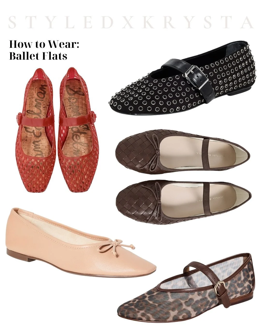 Ballet flats are having a major moment right now, and for good reason. 🩰 

They&rsquo;re chic, comfortable, and go with just about everything. I&rsquo;ve styled them a few fun ways to show how versatile they can be &mdash; from casual coffee runs to