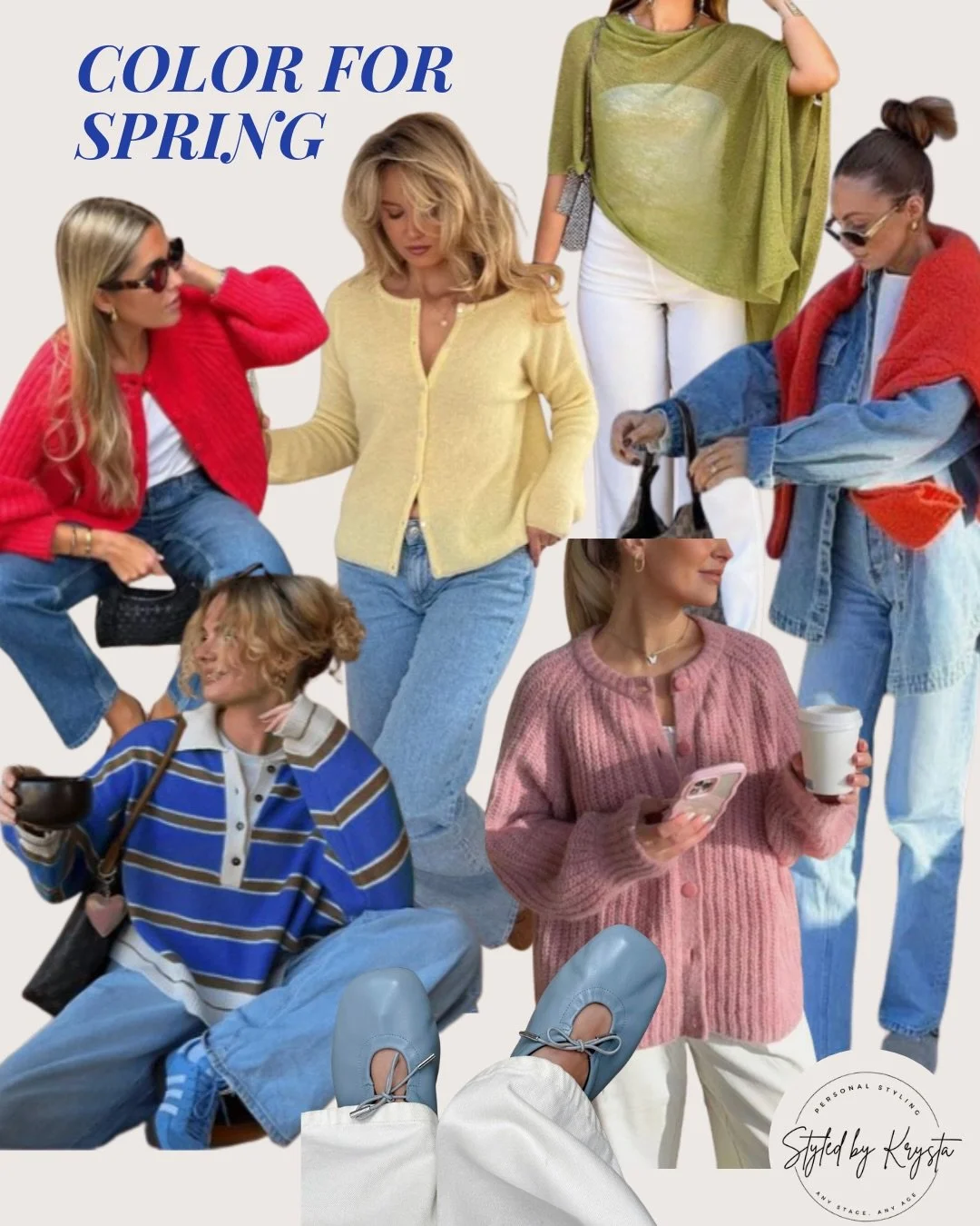 So excited to bring more color into my wardrobe this spring! These colors are jumping out at me 💙🎈⭐️🌸🥑 🦋 What excites you about getting dressed in the spring?! 

#springstyle #springstyle2026 #personalstylist #mnpersonalstylist