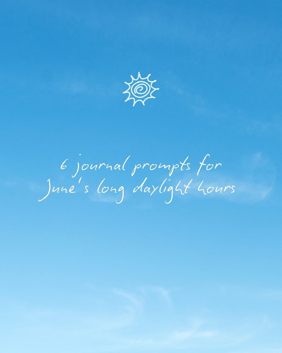 Some journaling inspiration for this month ✍️🌞✨