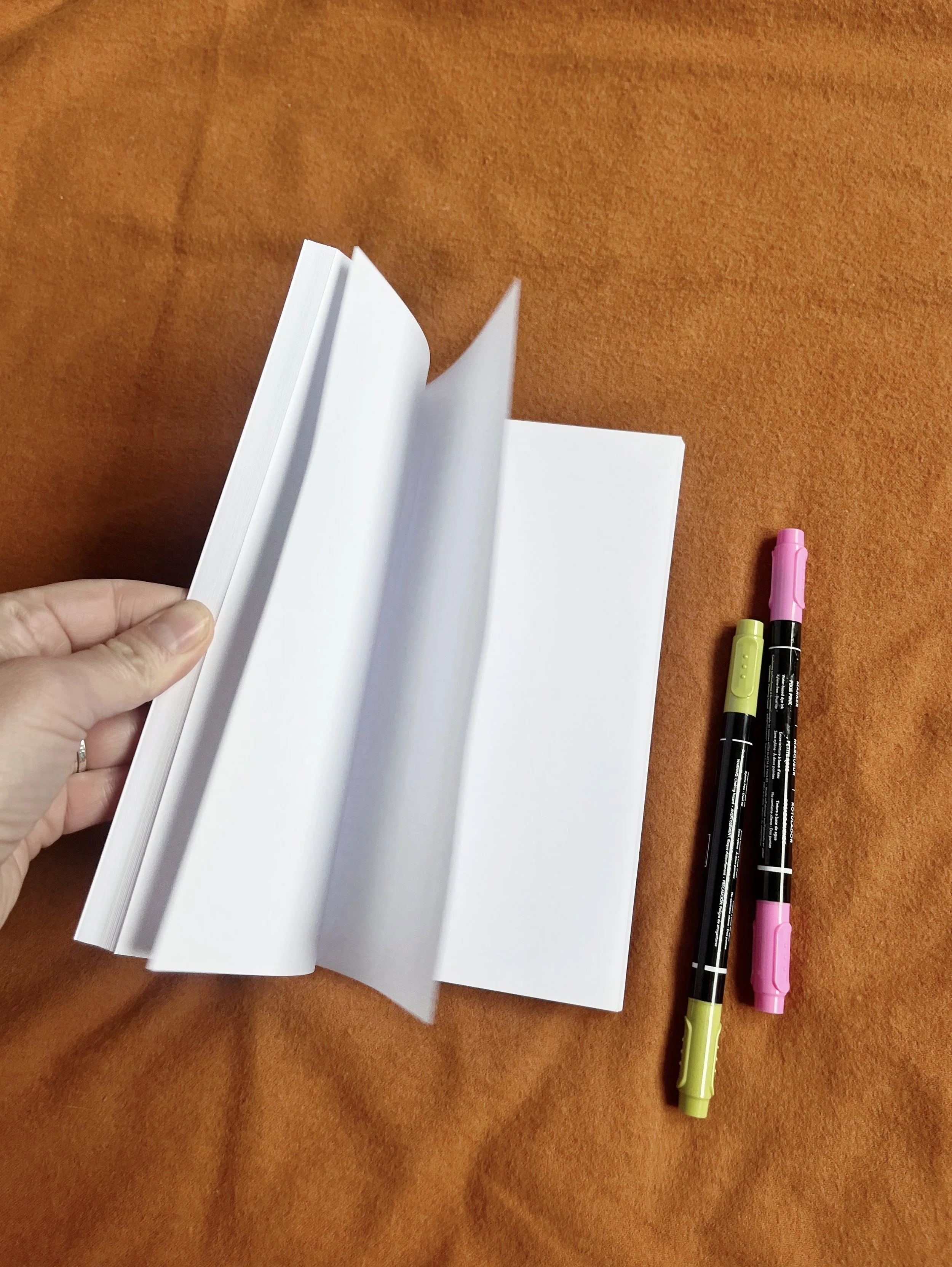 Journal with plain paper