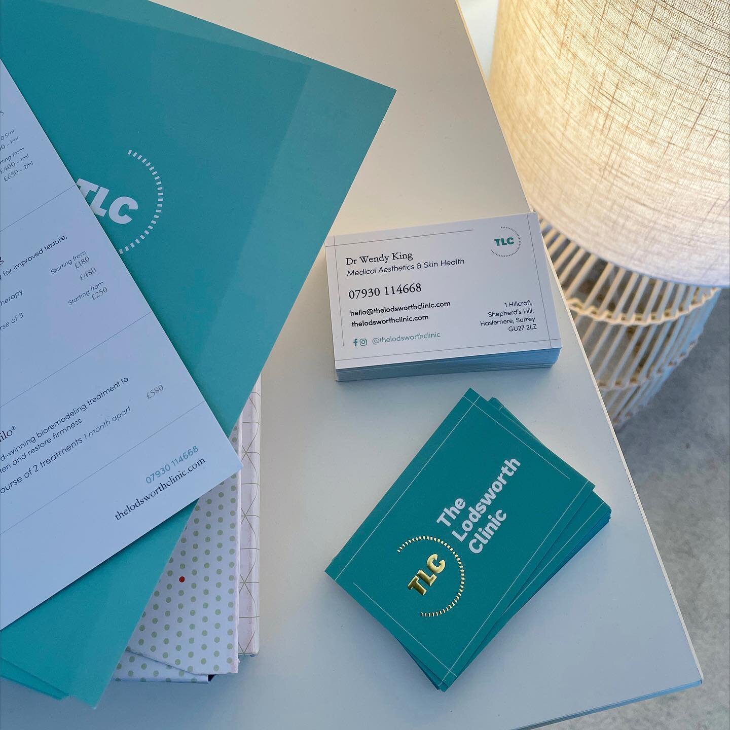 A few pieces for @thelodsworthclinic 💎

Lots of luxe paper and sleek finishing touches for this Medical Aesthetics &amp; Skin Health clinic by Dr Wendy King 🥼