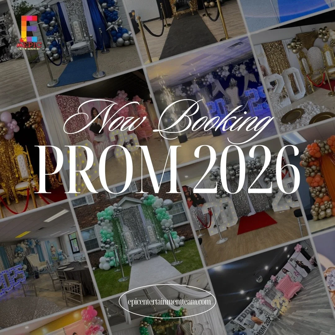 ✨ Now Introducing Our 2026 EPIC Prom Packages ✨
 Looking for the most luxurious and exclusive prom d&eacute;cor in Michigan? The EPIC team has curated a stunning selection of prom packages designed to make your night unforgettable. 🤩

Spots fill up 